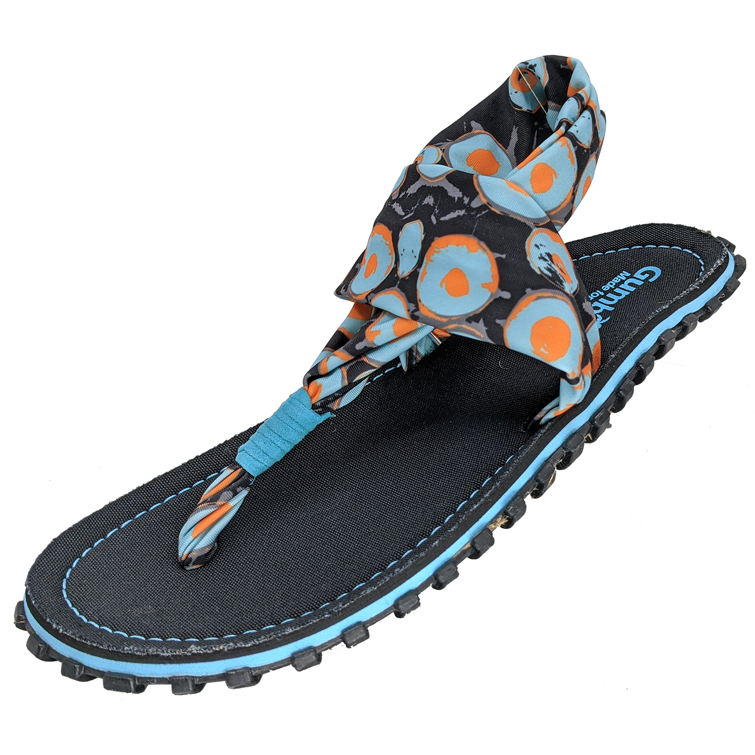 GUMBIES Slingback Set – Navy Spots mit Strandtuch Chevron Orange GUMBIES Slingback Set – Navy Spots mit Strandtuch Chevron Orange