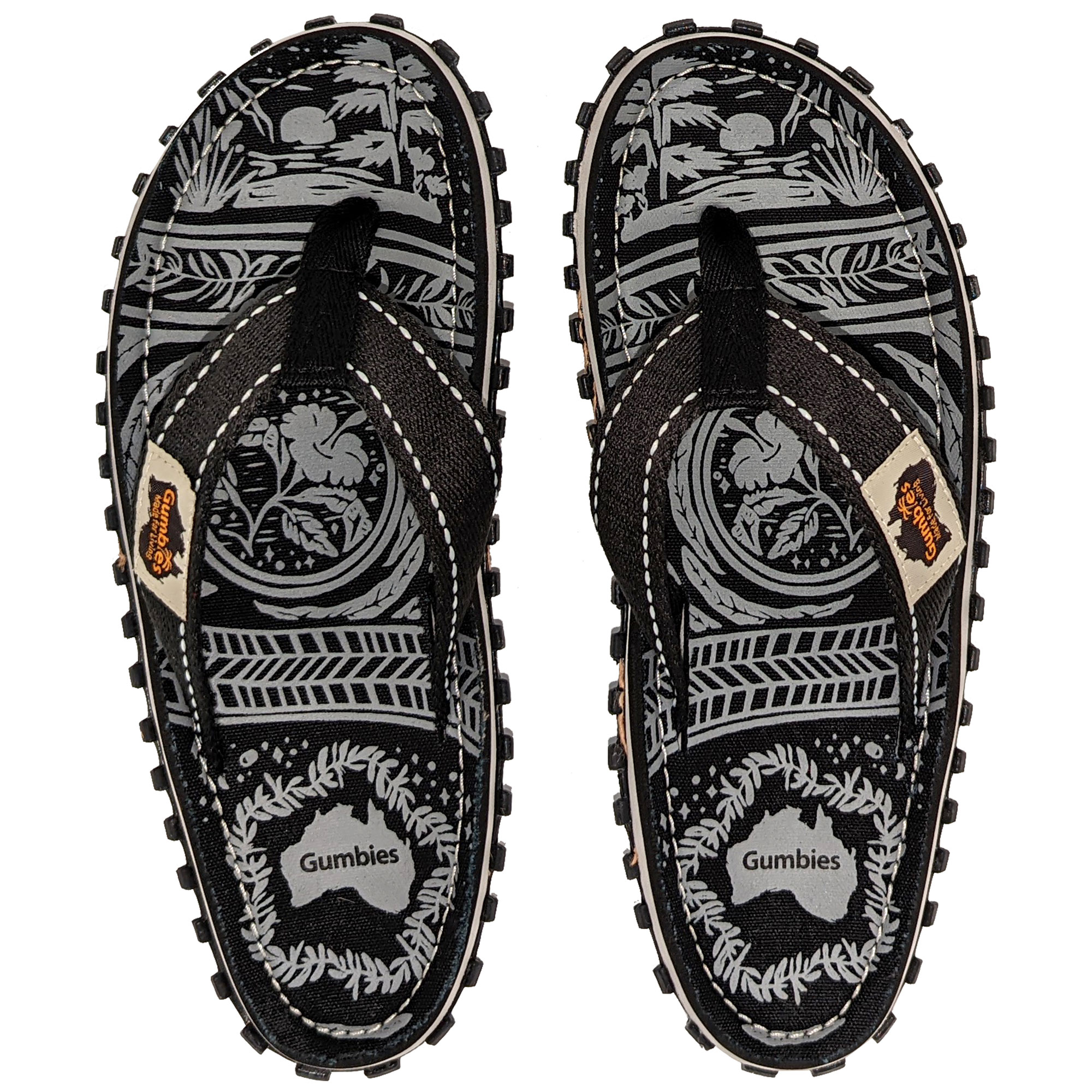 Midnight Black –  Original Flip Flops