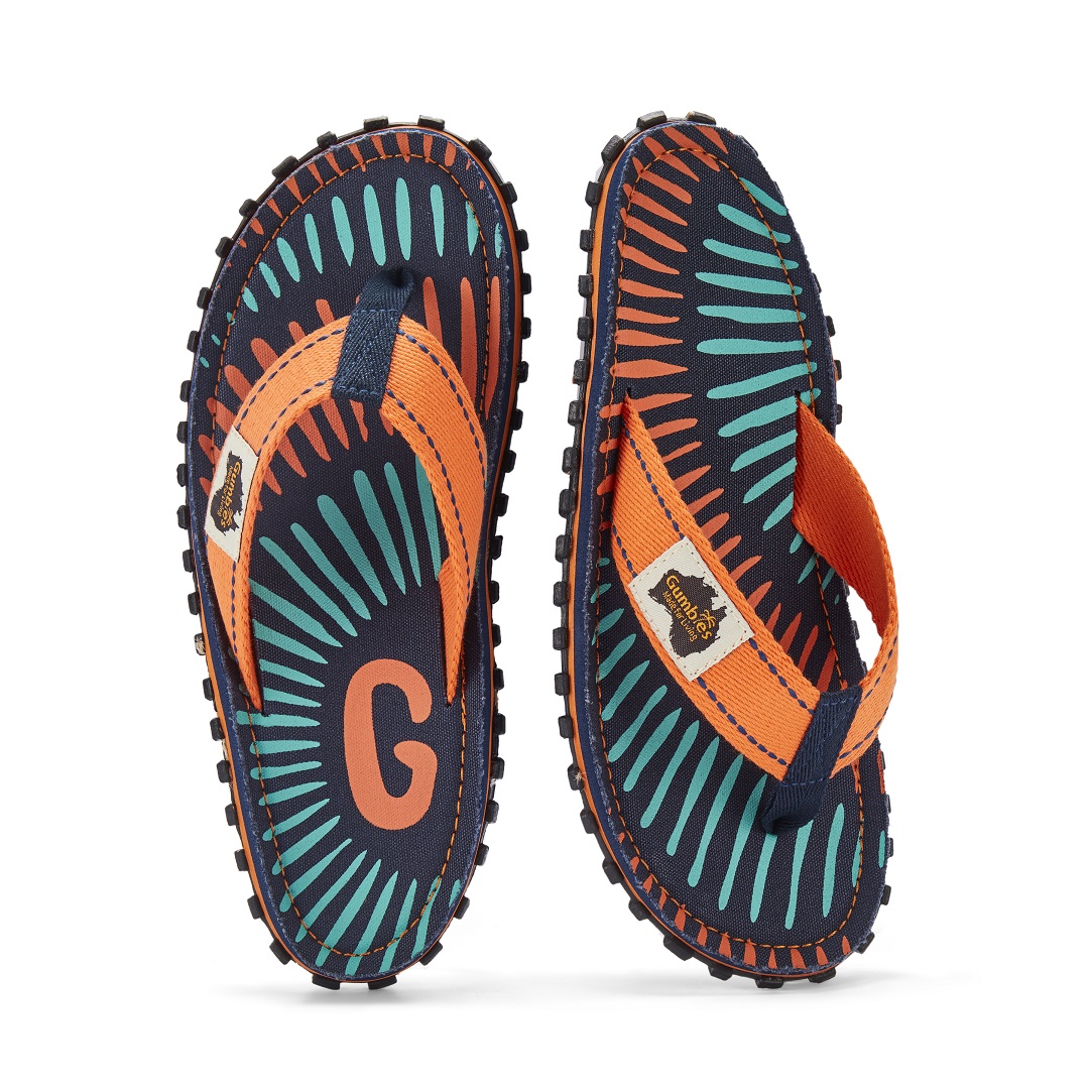 Tangerine Burst – Original Flip Flops