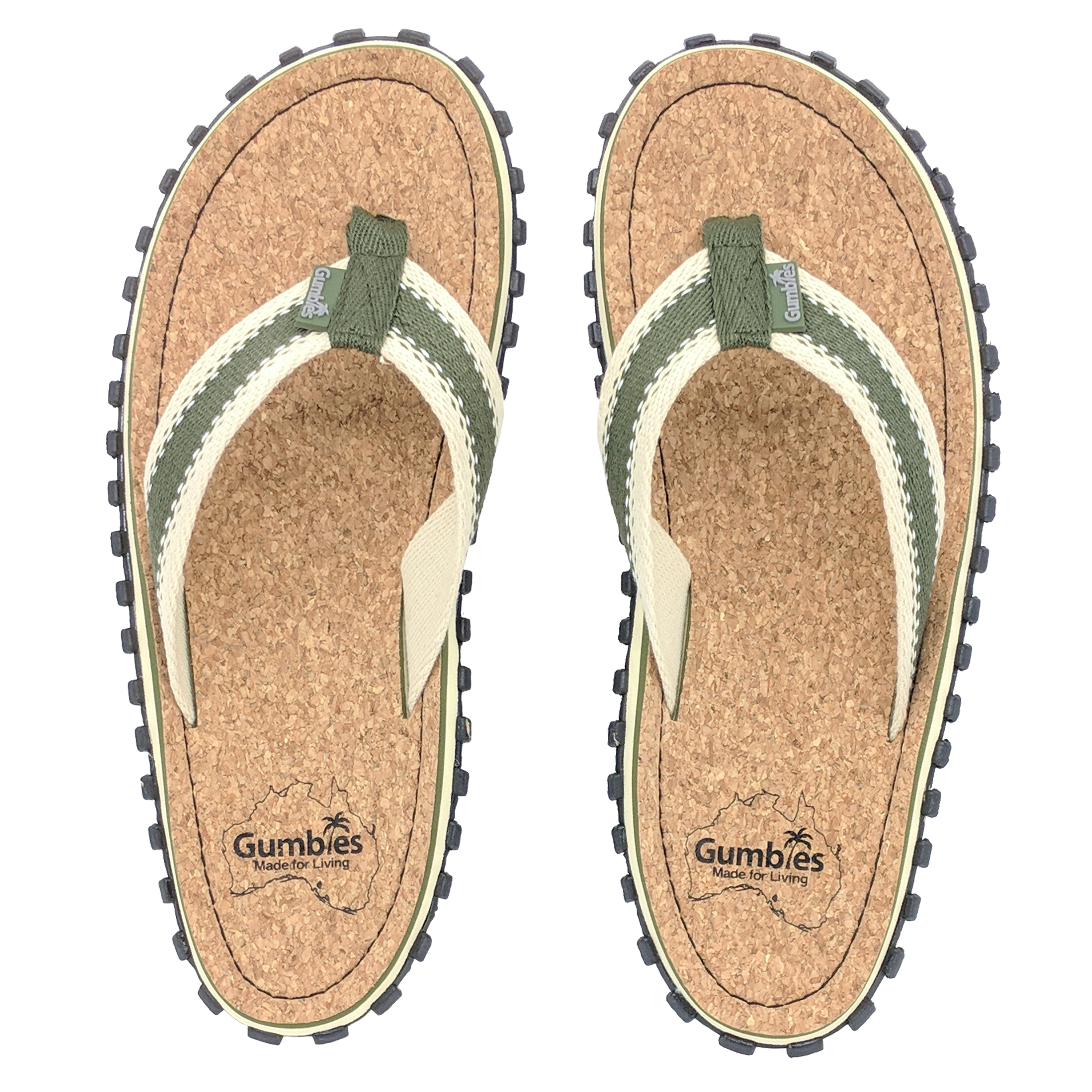 Khaki – Corker Flip Flops