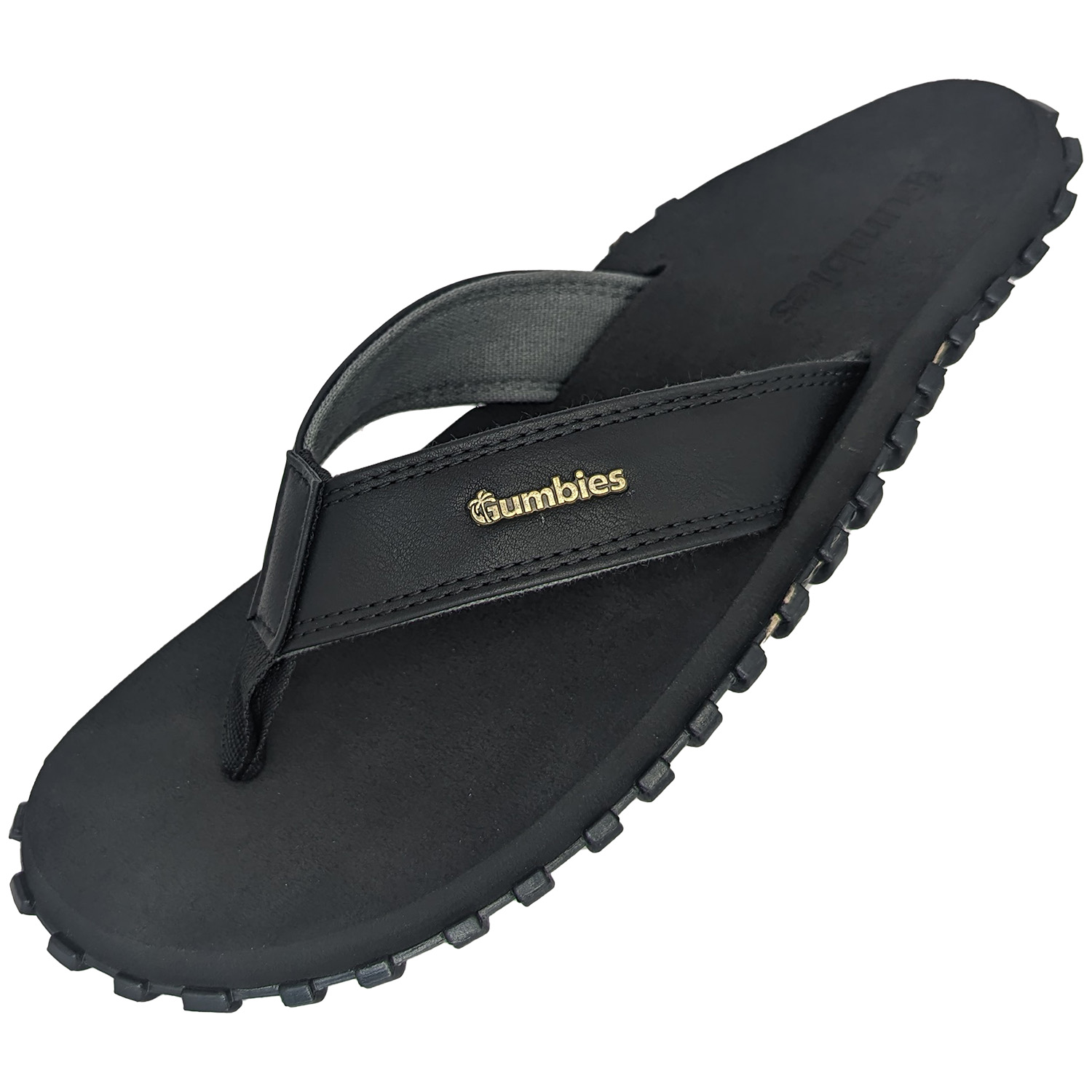 GUMBIES Zehentrenner Vegovert – Black