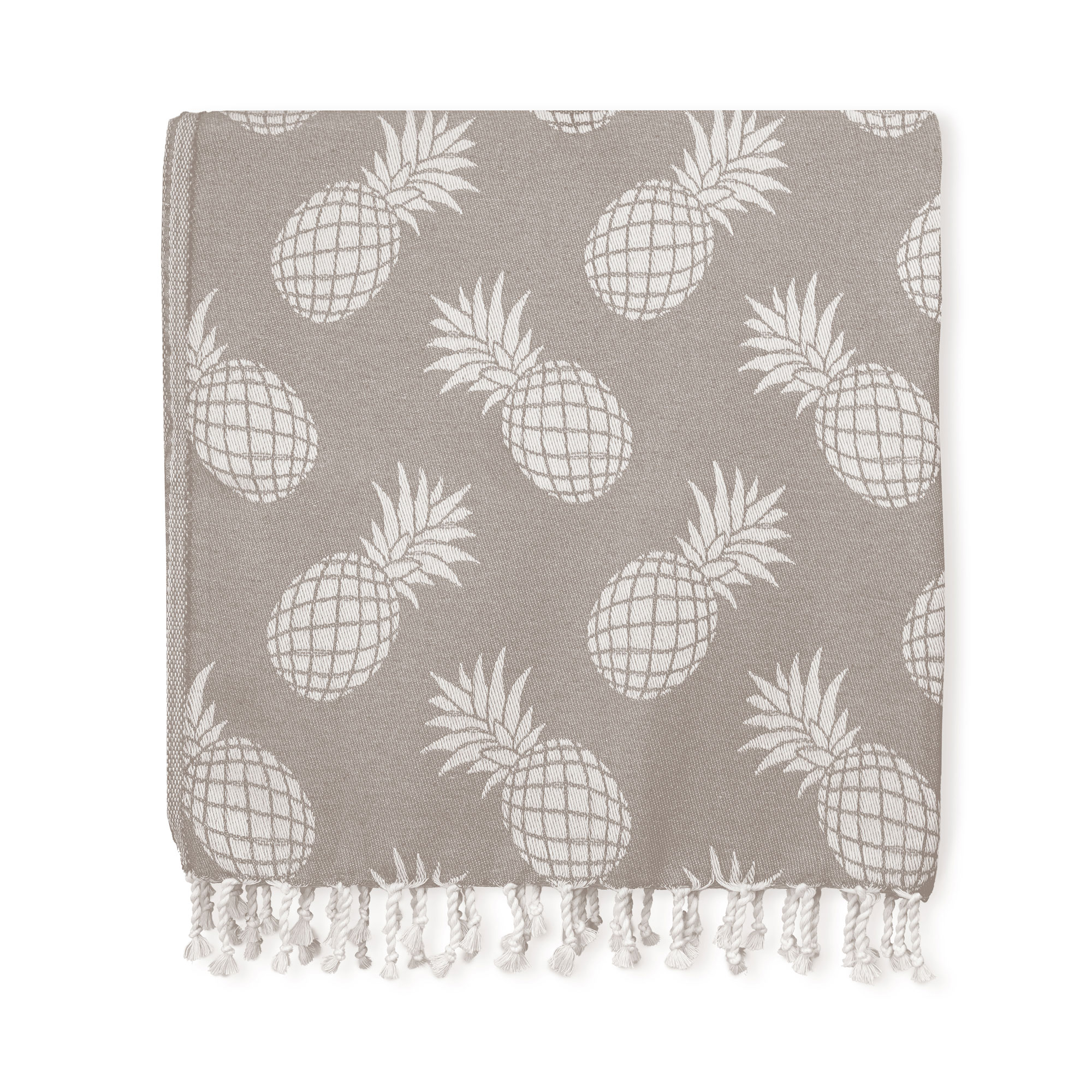 GUMBIES Zehentrenner Set – Beach Chair mit Strandtuch Ananas taupe