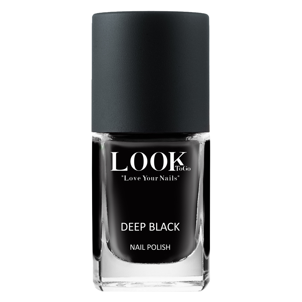 Nagellack "Deep Black" von Look-To-Go Nagellack "Deep Black" von Look-To-Go