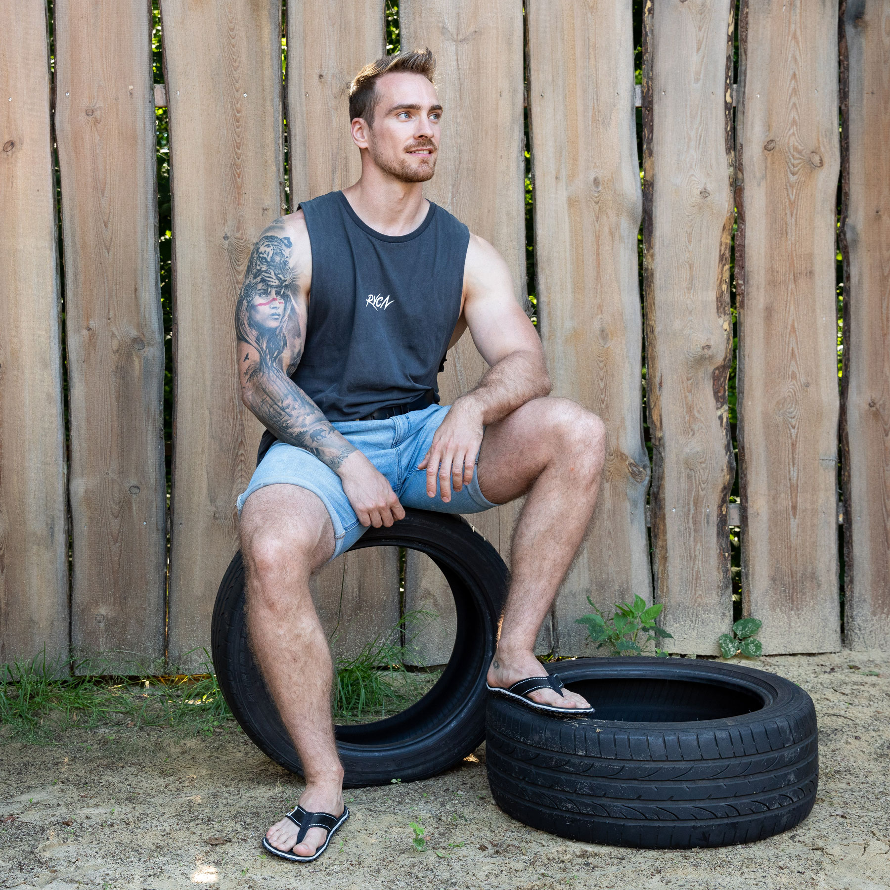 Midnight Black –  Original Flip Flops