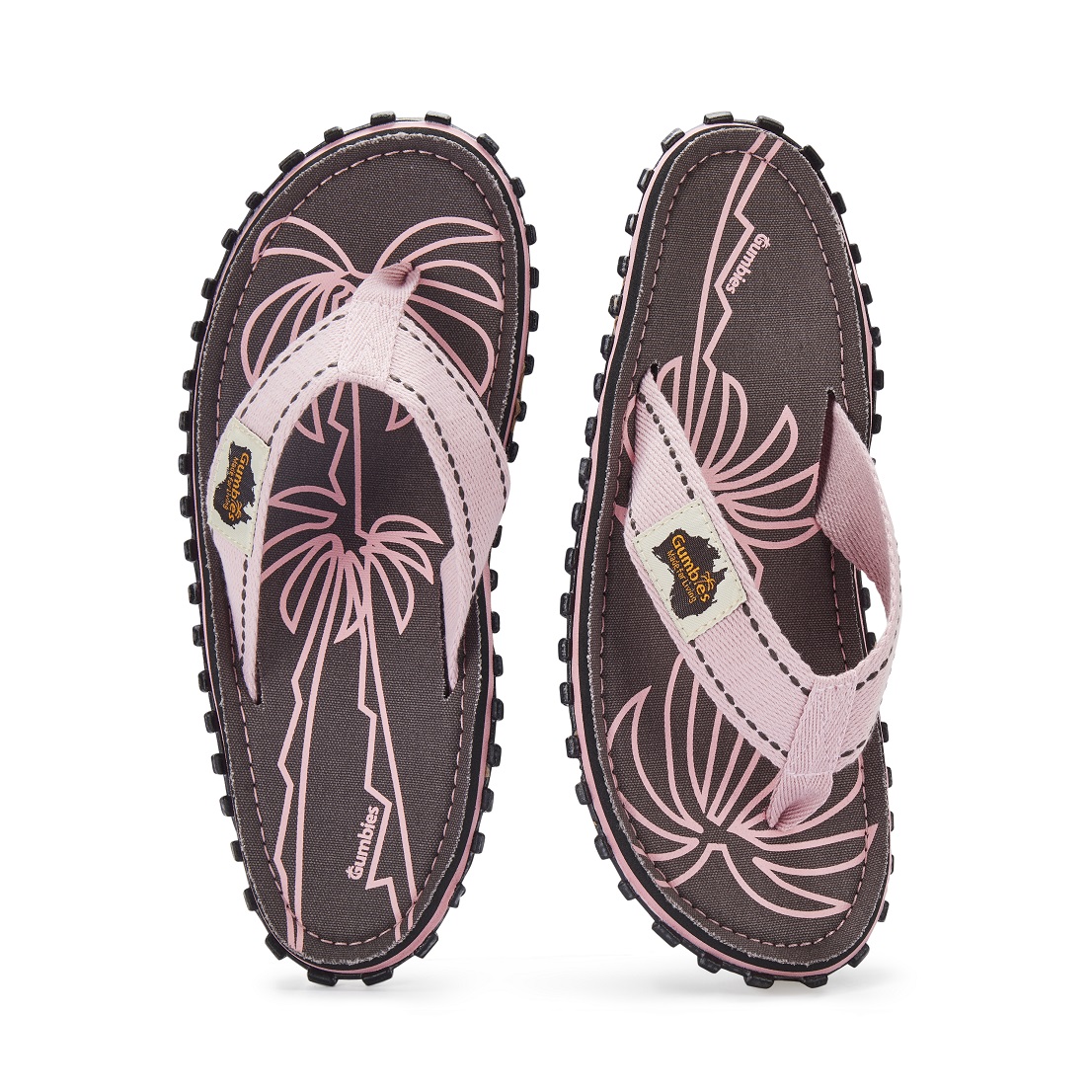 Palm Leaf Pink – Original Flip Flops