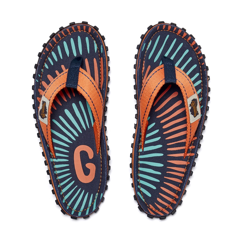 Tangerine Burst – Kids Original Flip Flops