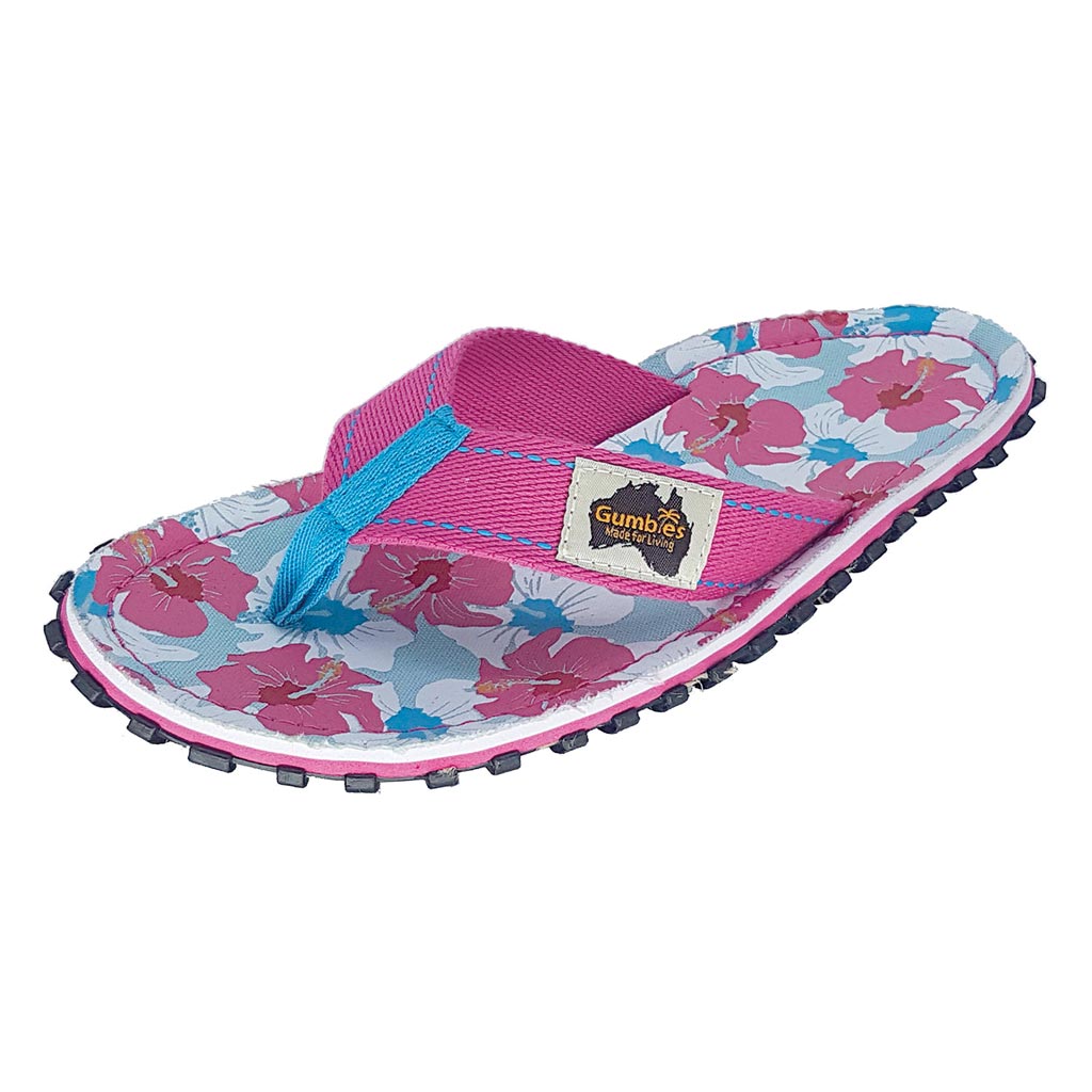 Mixed Hibiscus – Original Flip Flops