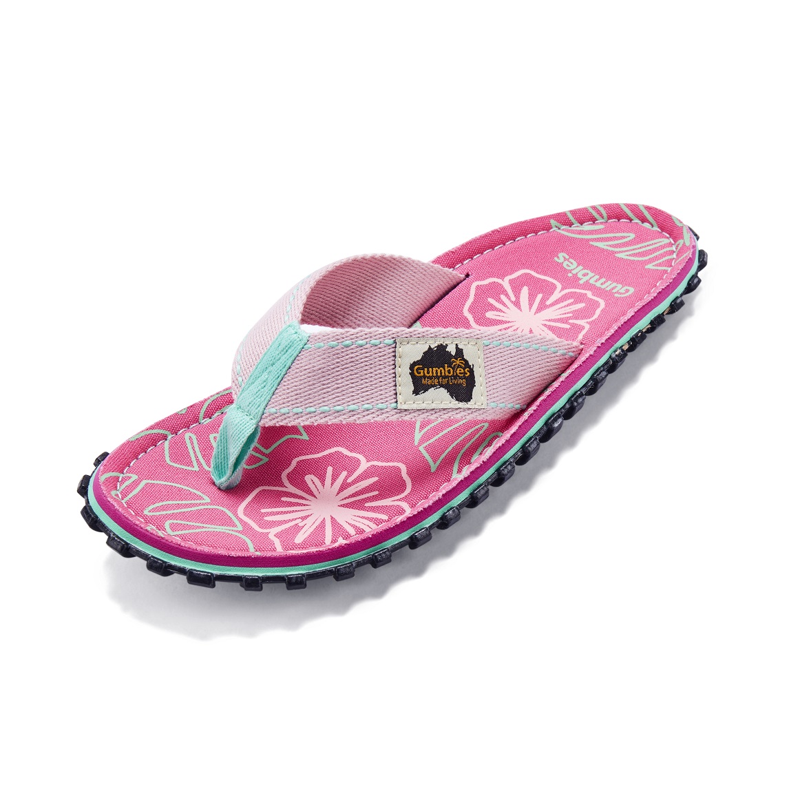 Blush Hibiscus – Kids Original Flip Flops