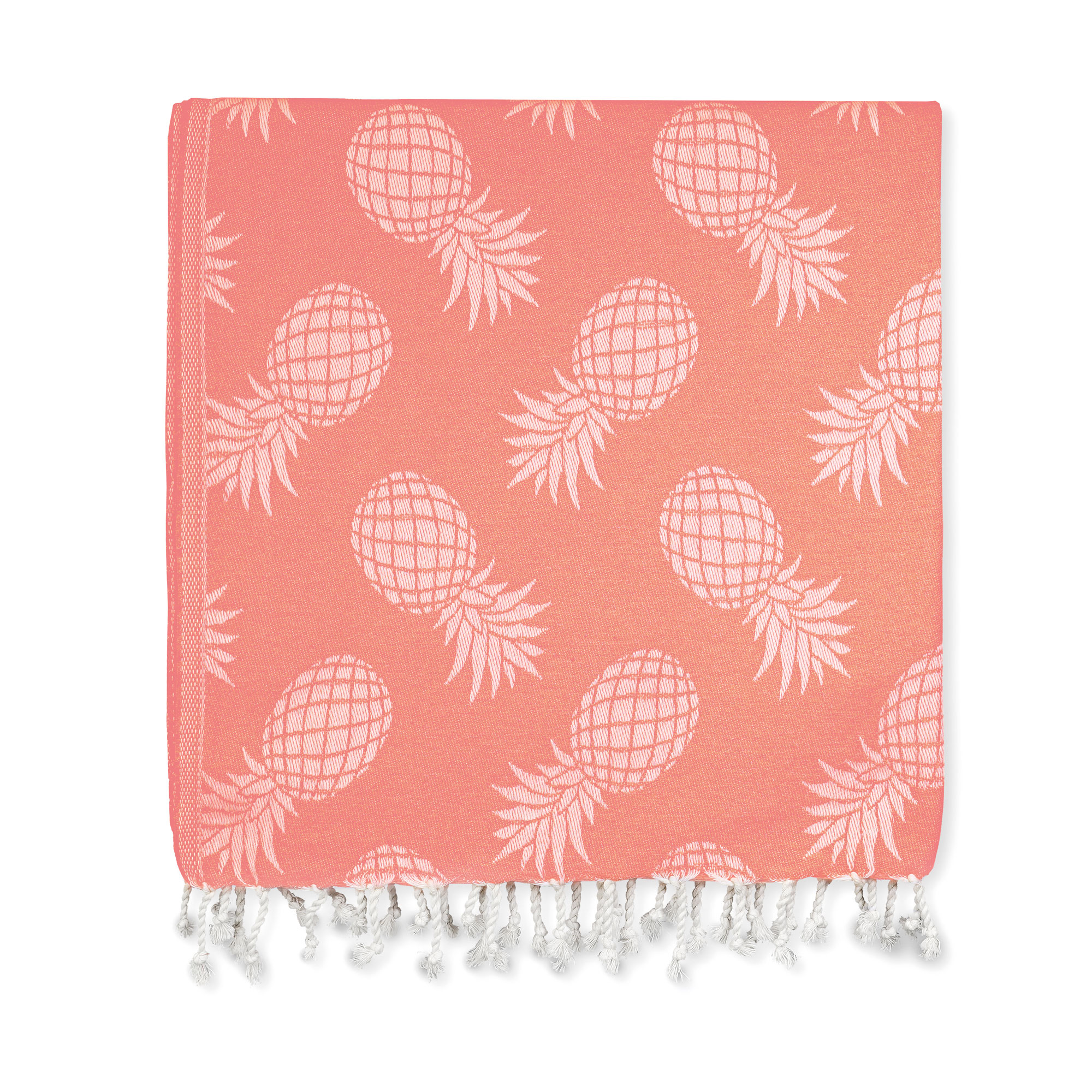 GUMBIES Zehentrenner Set – Jungle mit Strandtuch Ananas orange