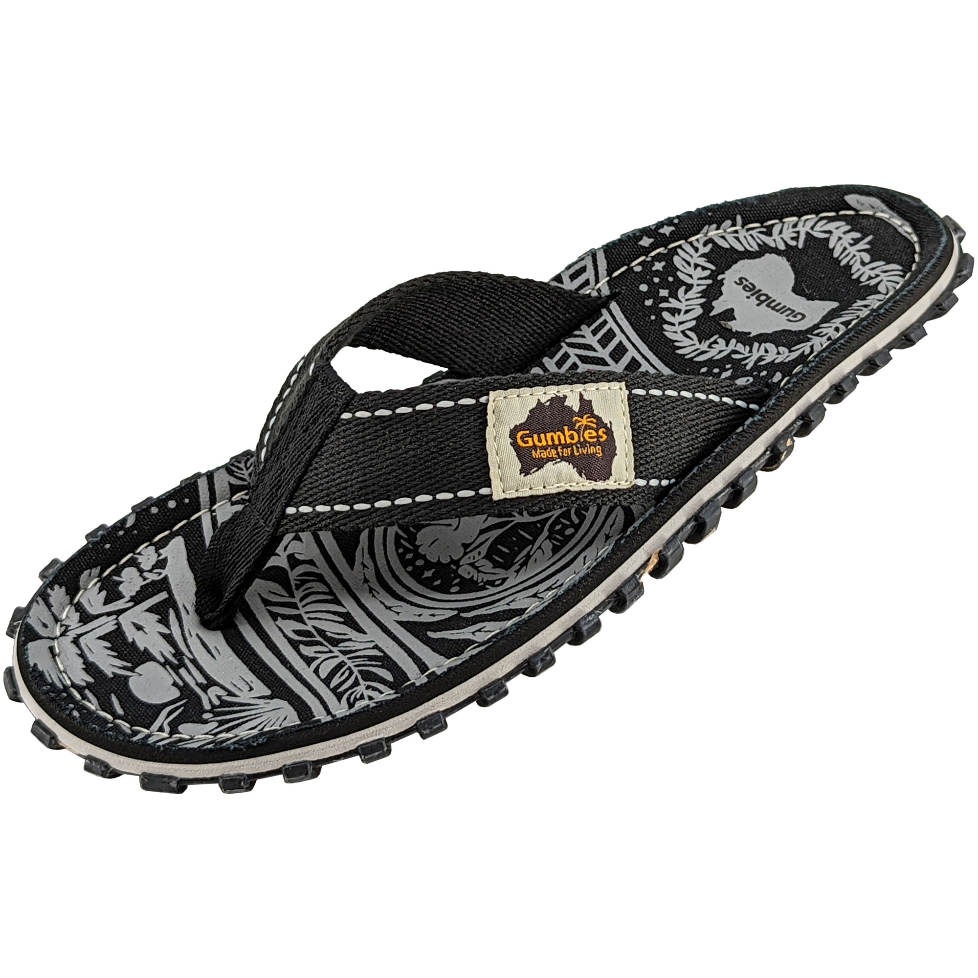 Midnight Black –  Original Flip Flops