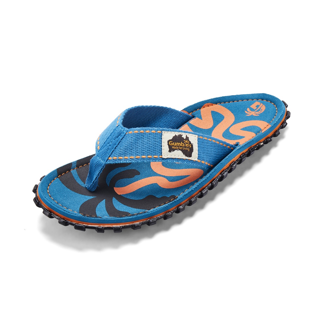 Blue Palmetto – Original Flip Flops