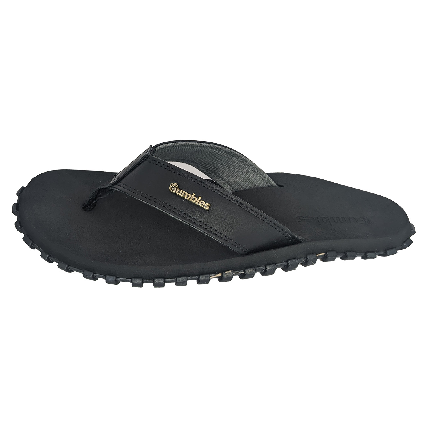 GUMBIES Zehentrenner Vegovert – Black