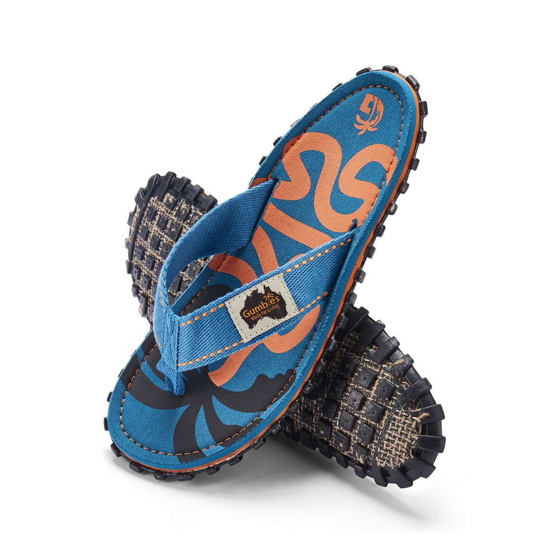 Blue Palmetto – Original Flip Flops