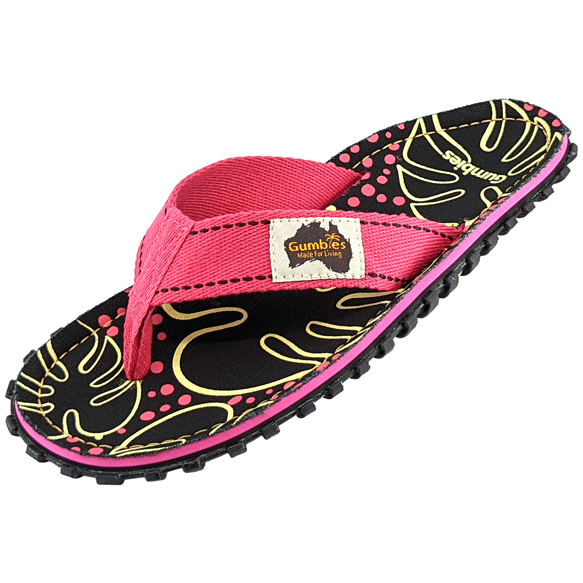 Tropical Black – Original Flip Flops
