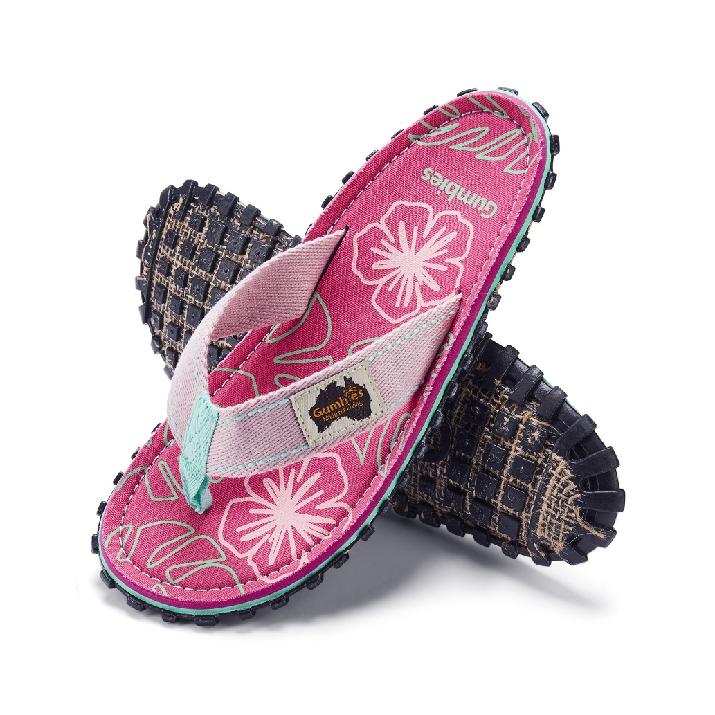Blush Hibiscus – Kids Original Flip Flops