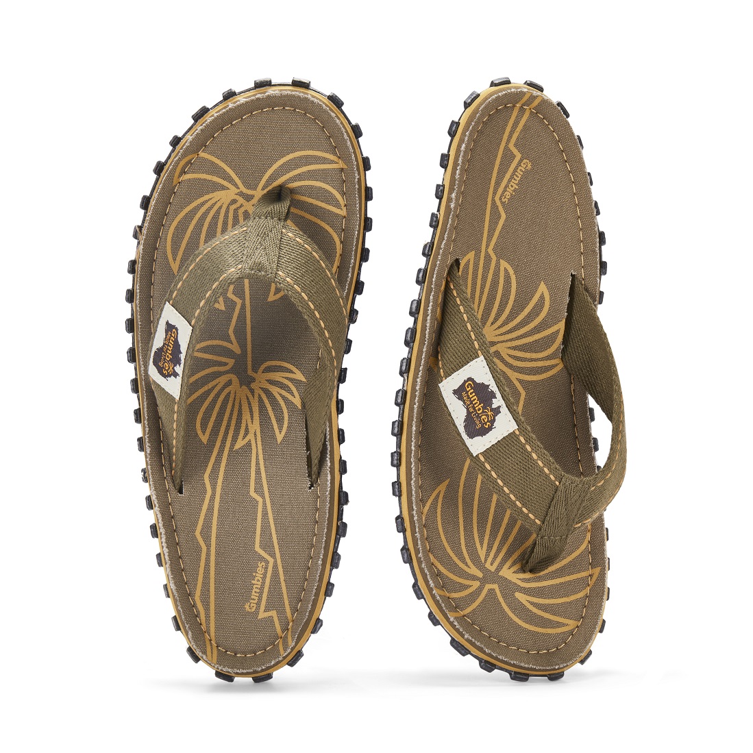 Palm Leaf Khaki – Original Flip Flops