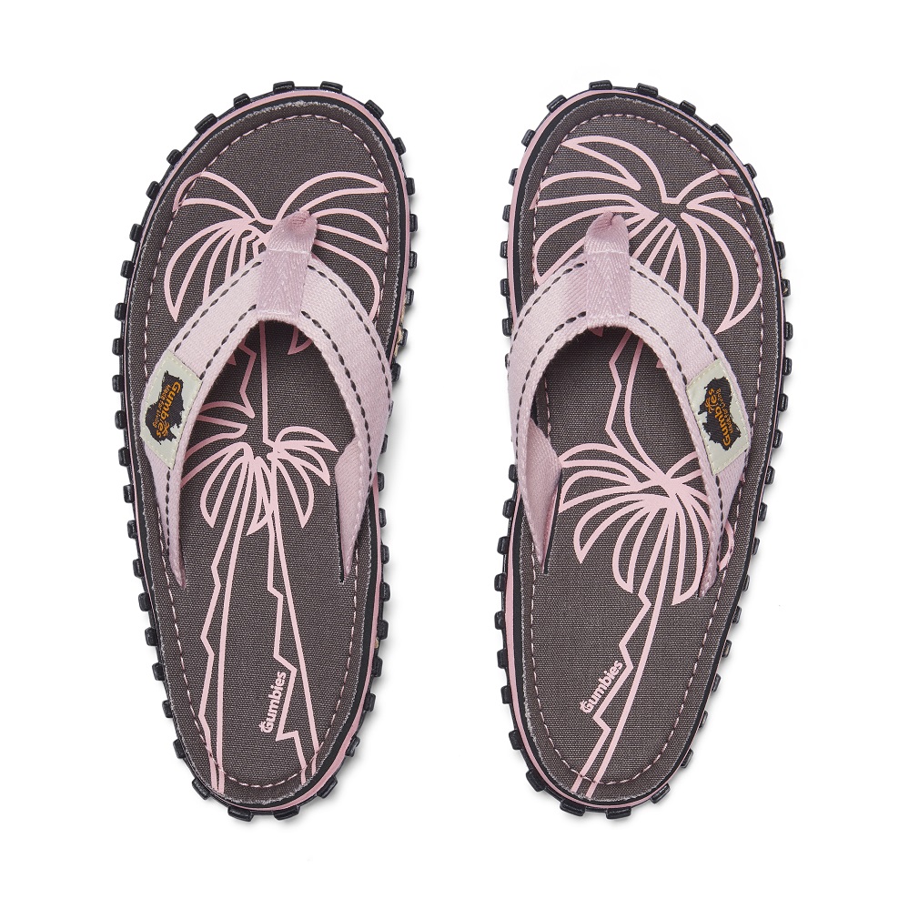 Palm Leaf Pink – Original Flip Flops