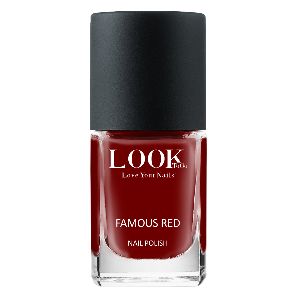 GUMBIES Zehentrenner Set – NAVY COAST mit dem Nagellack Famous Red