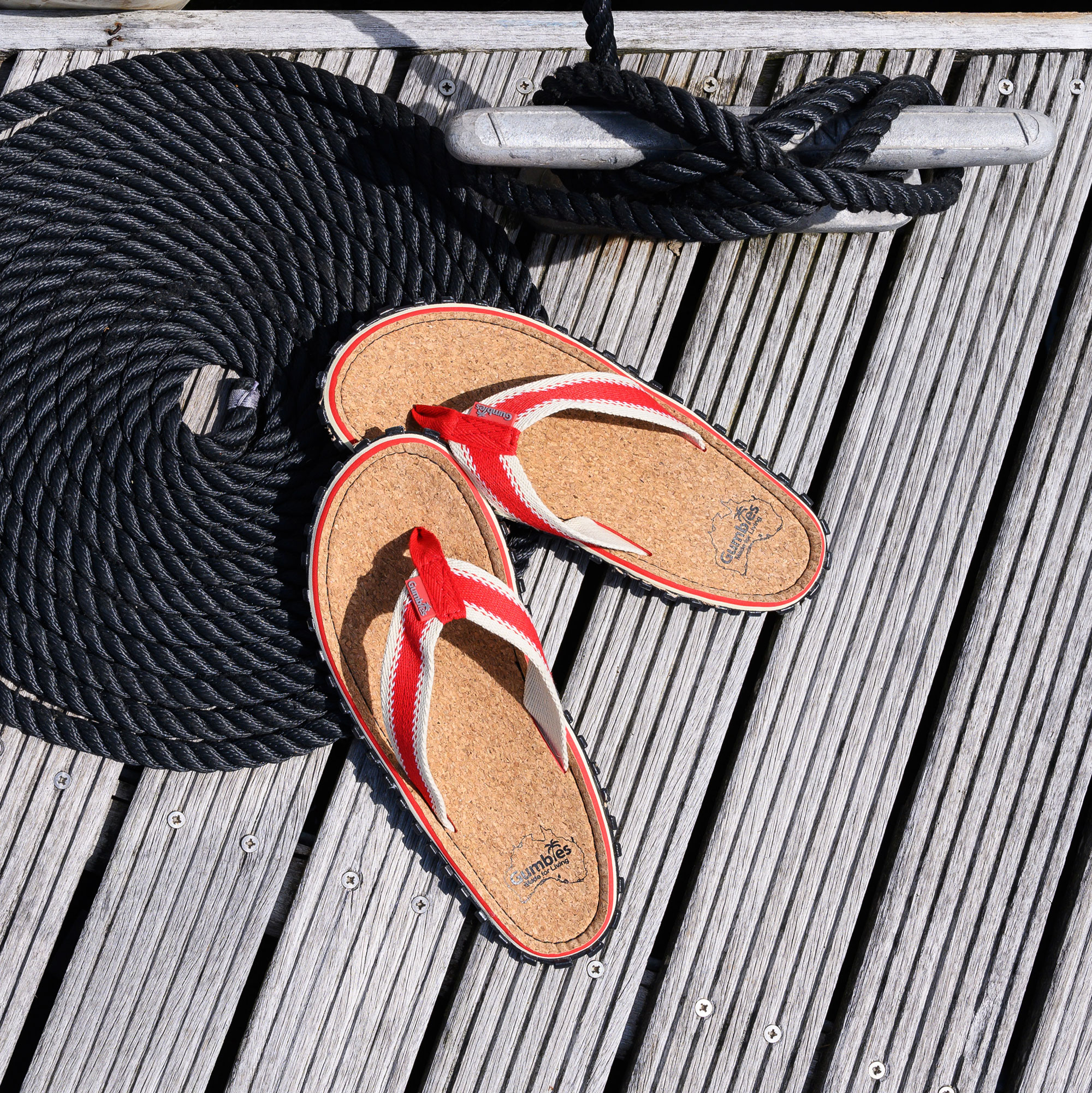 Red – Corker Flip Flops