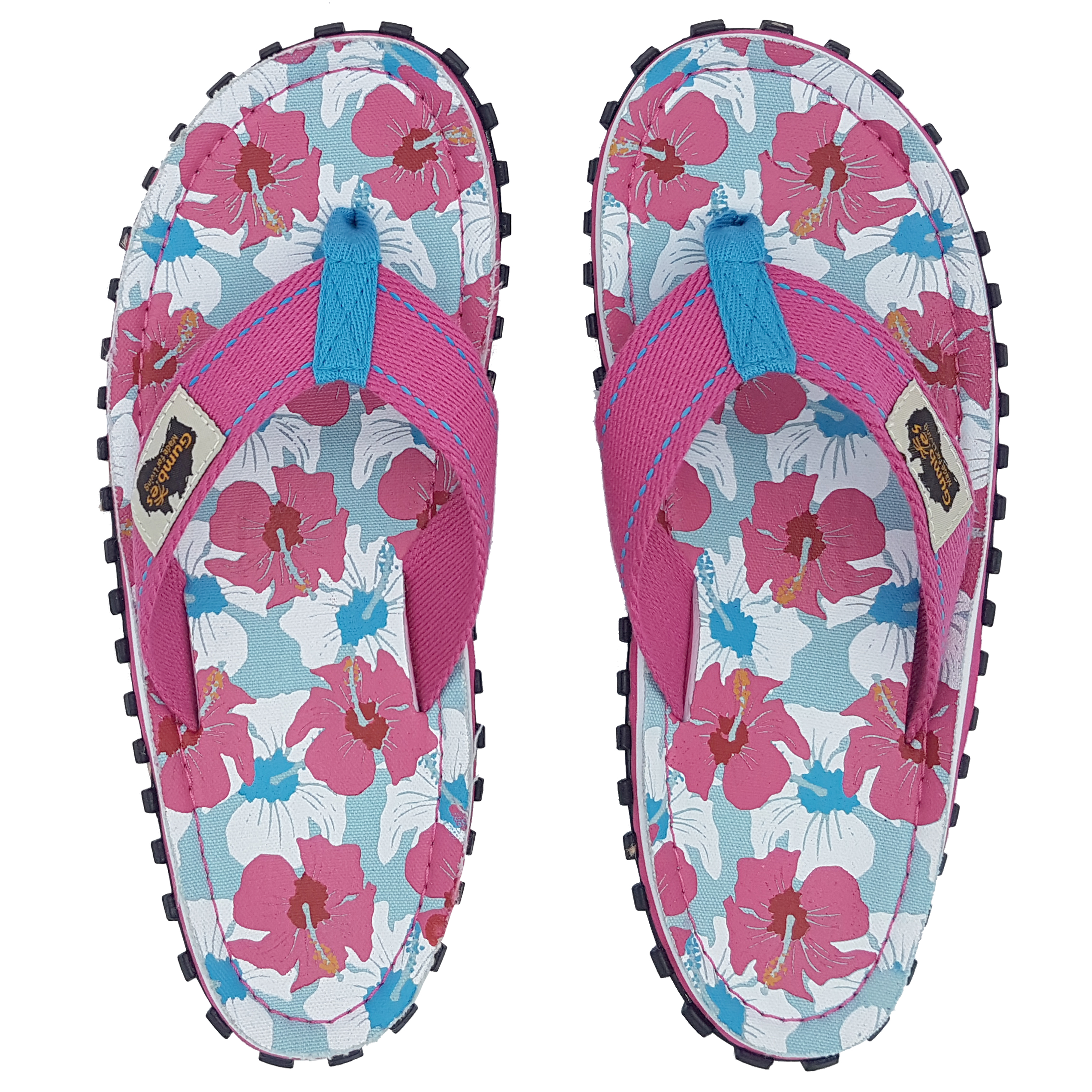 Mixed Hibiscus – Original Flip Flops