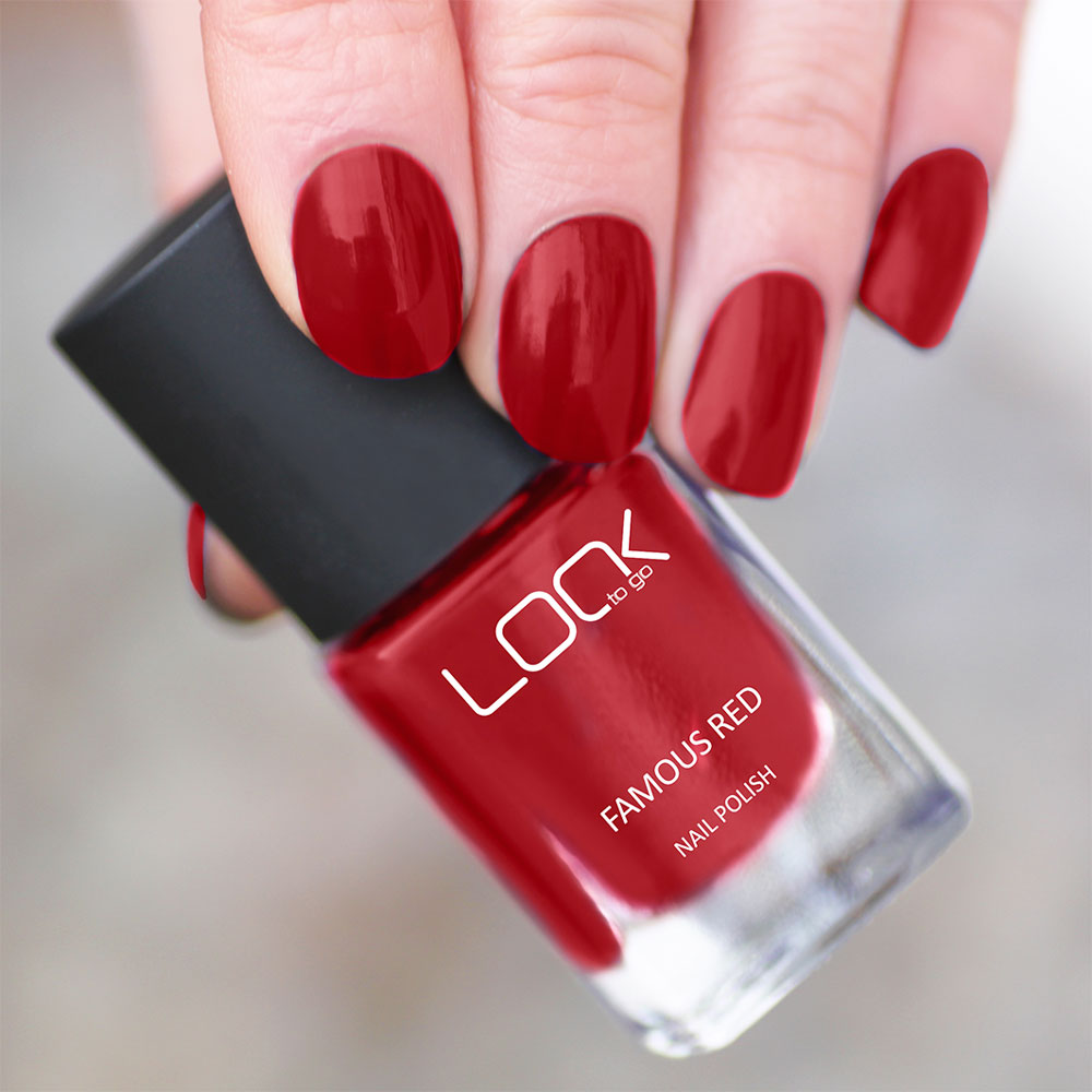 Nagellack "Famous Red" von Look-To-Go