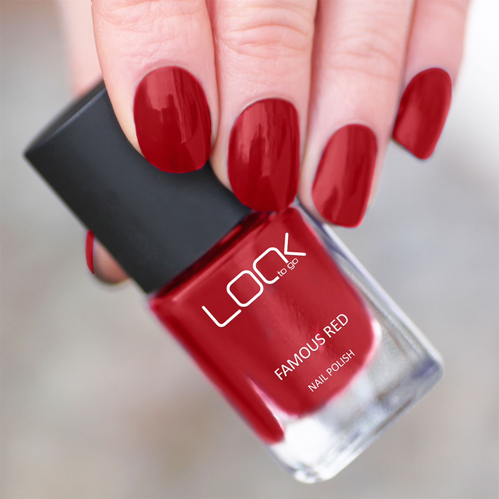 Nagellack "Famous Red" von Look-To-Go Nagellack "Famous Red" von Look-To-Go