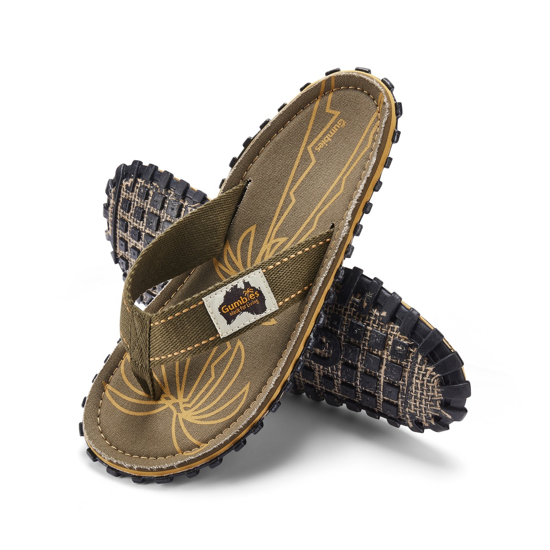 Palm Leaf Khaki – Original Flip Flops