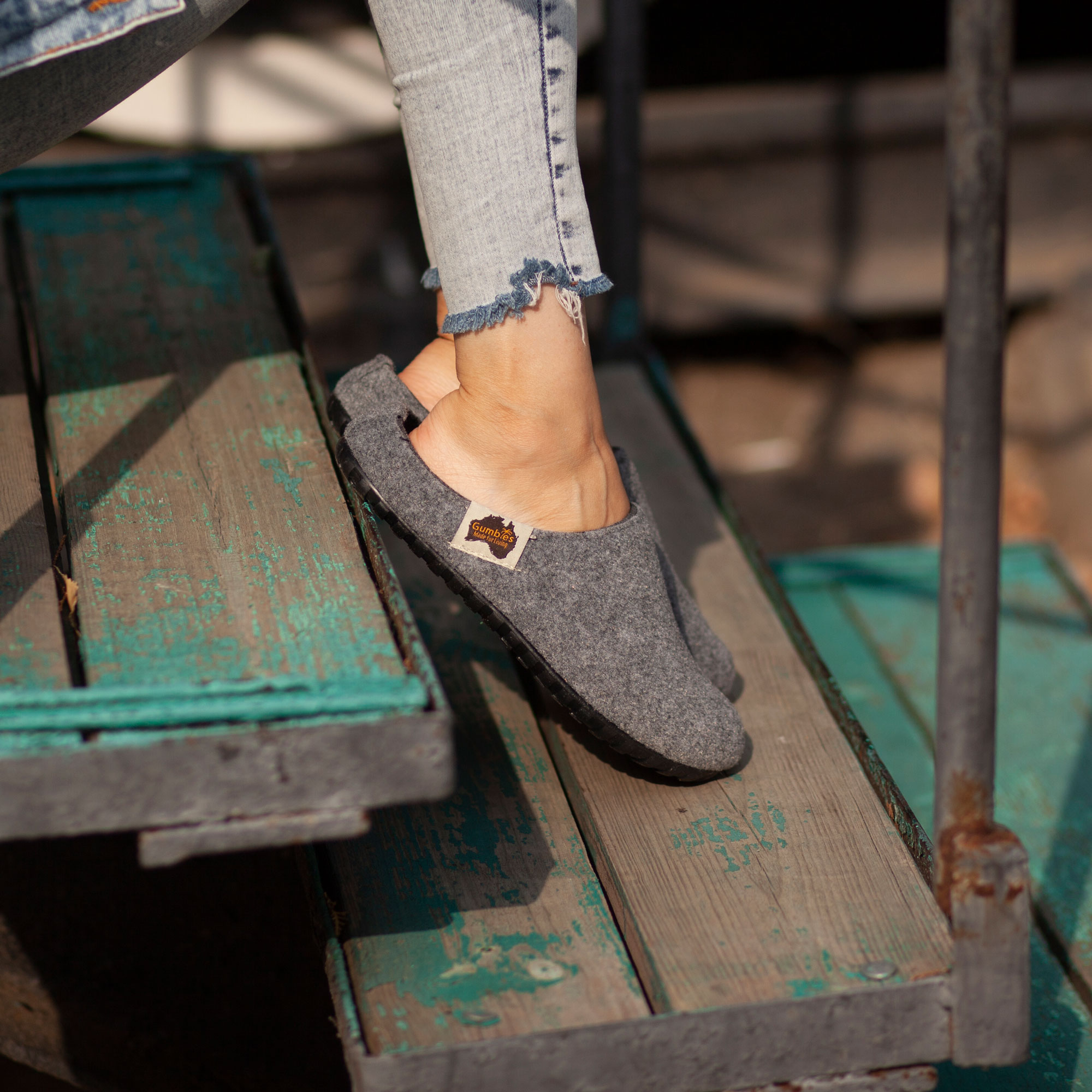 Grey Charcoal – Outback Slipper