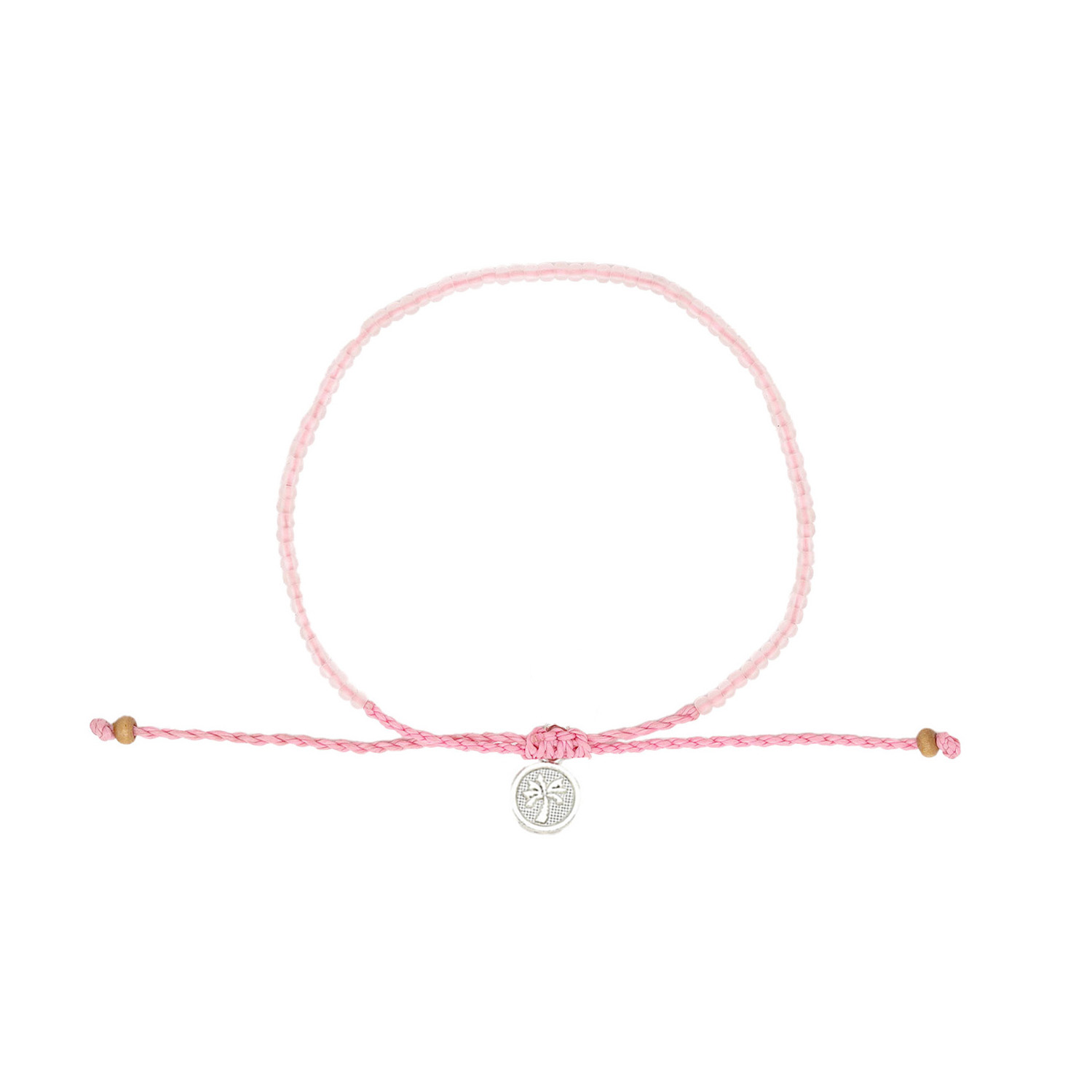 Fußkettchen Frosted Glass – Pink