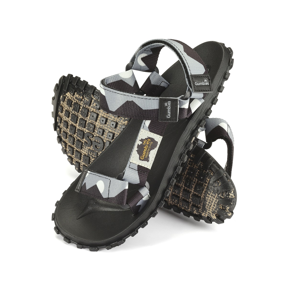 GUMBIES – Scrambler, Black/Grey