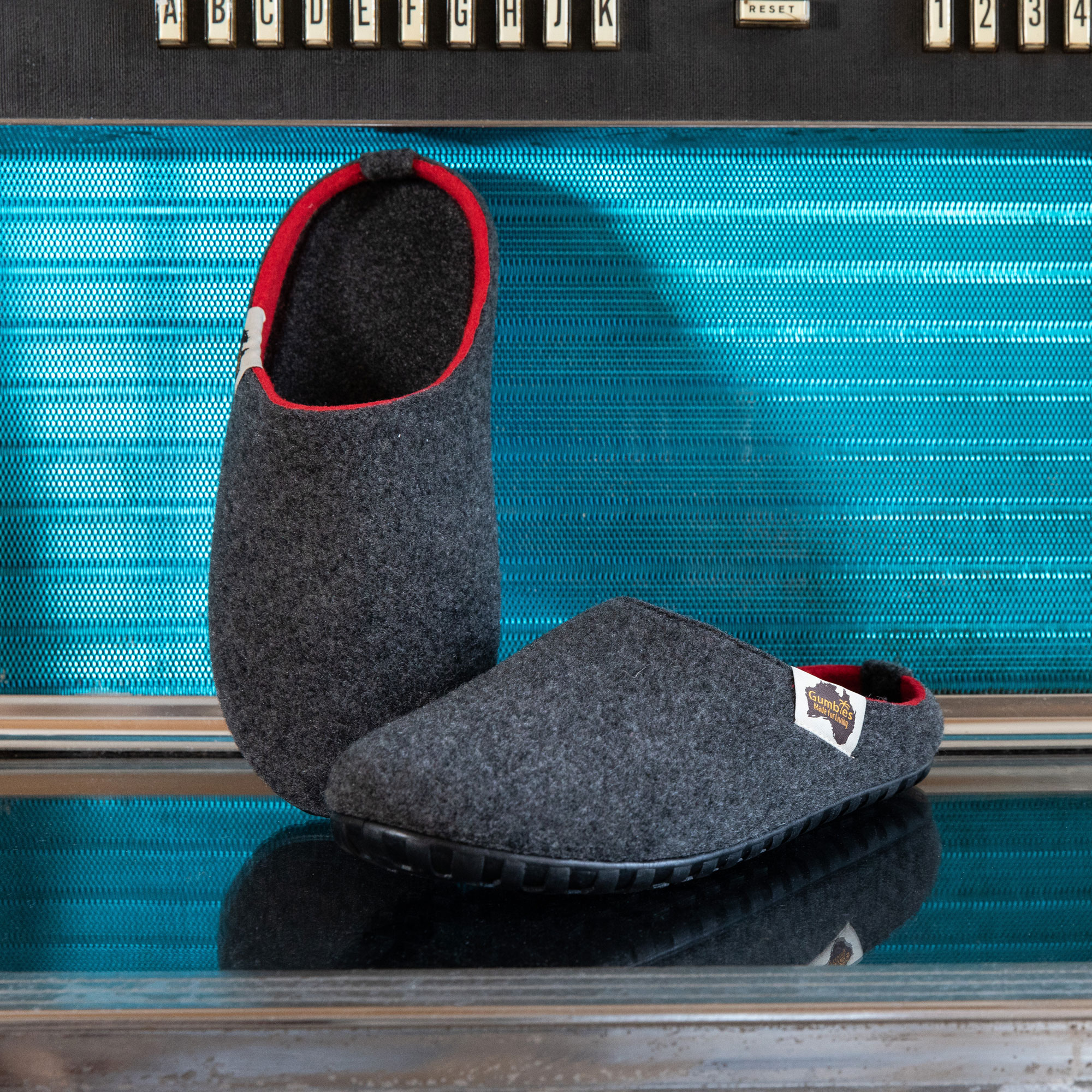 Charcoal Red – Outback Slipper Charcoal Red – Outback Slipper