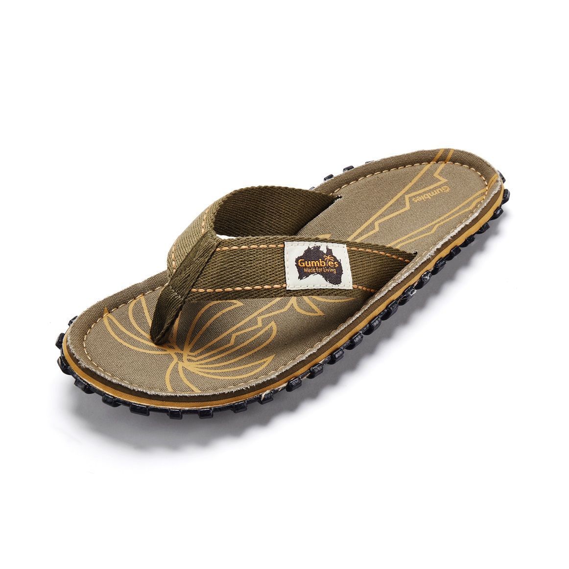 Palm Leaf Khaki – Original Flip Flops