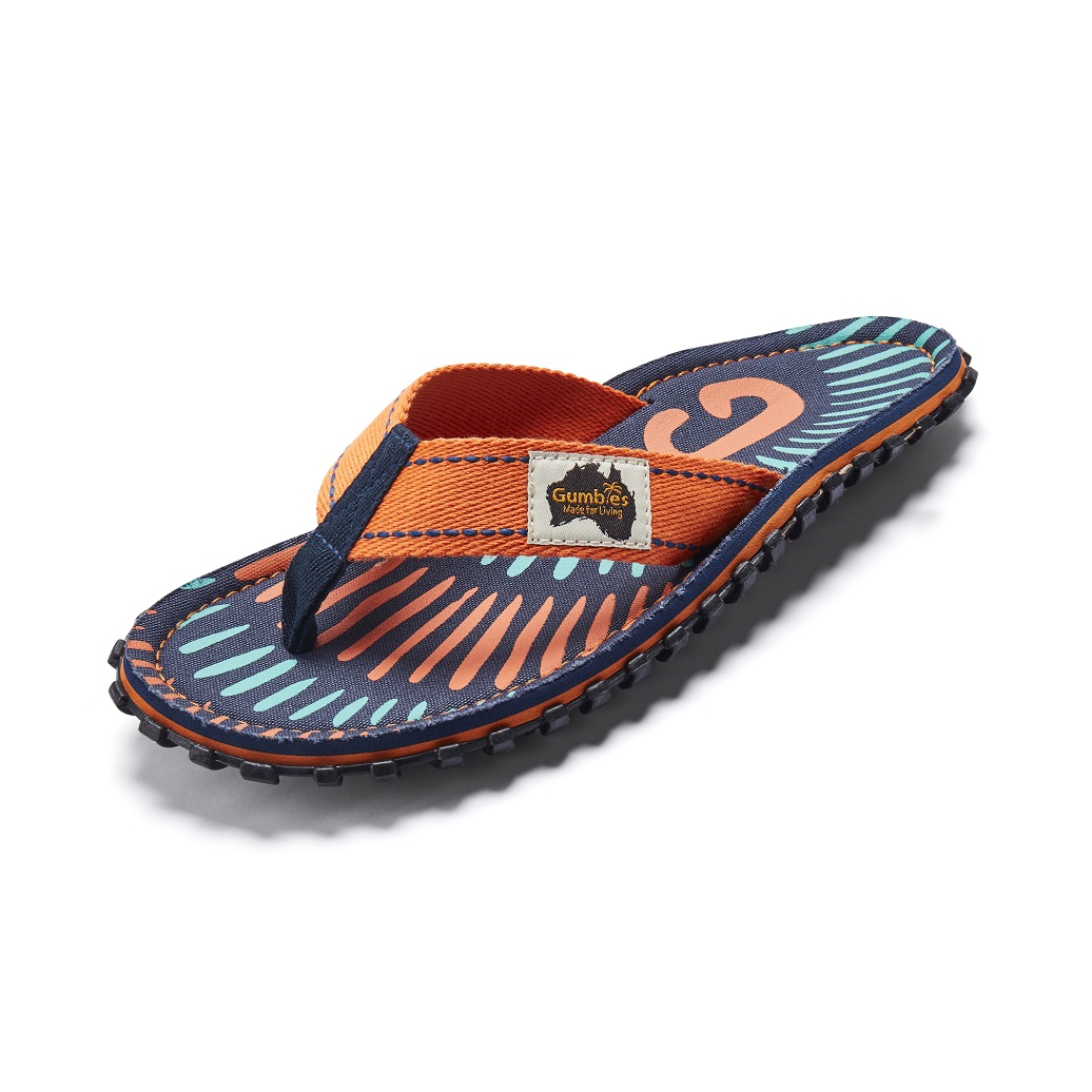 Tangerine Burst – Kids Original Flip Flops