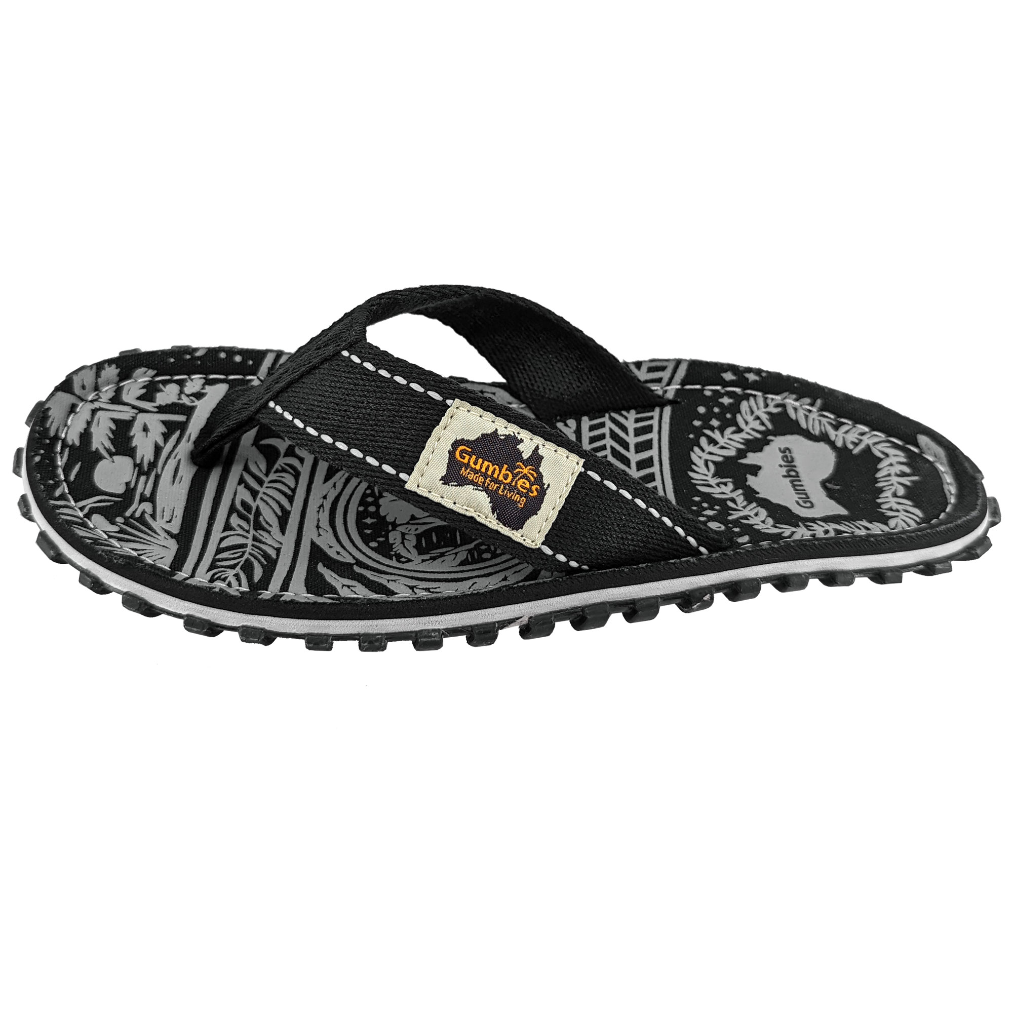 Midnight Black –  Original Flip Flops