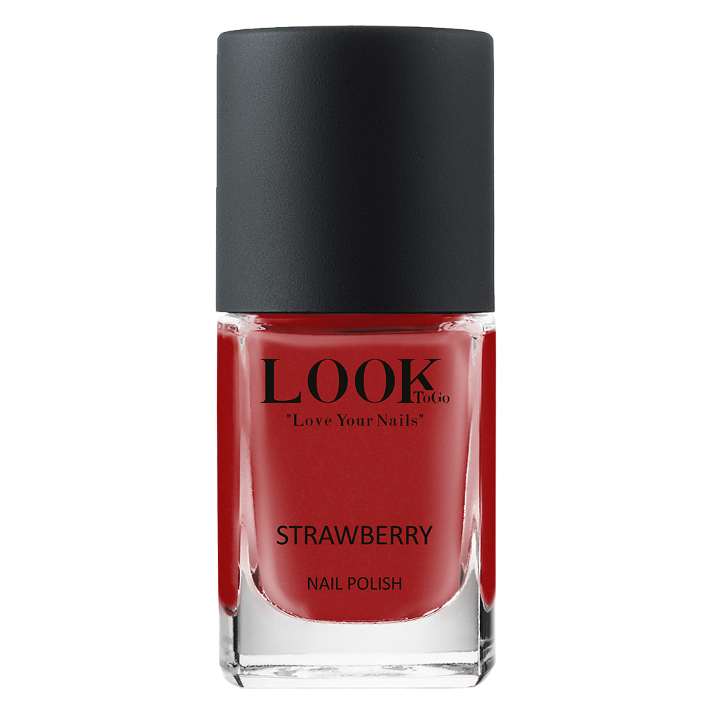 Flip Flops Set – Denim Hibiscus mit dem Nagellack Strawberry