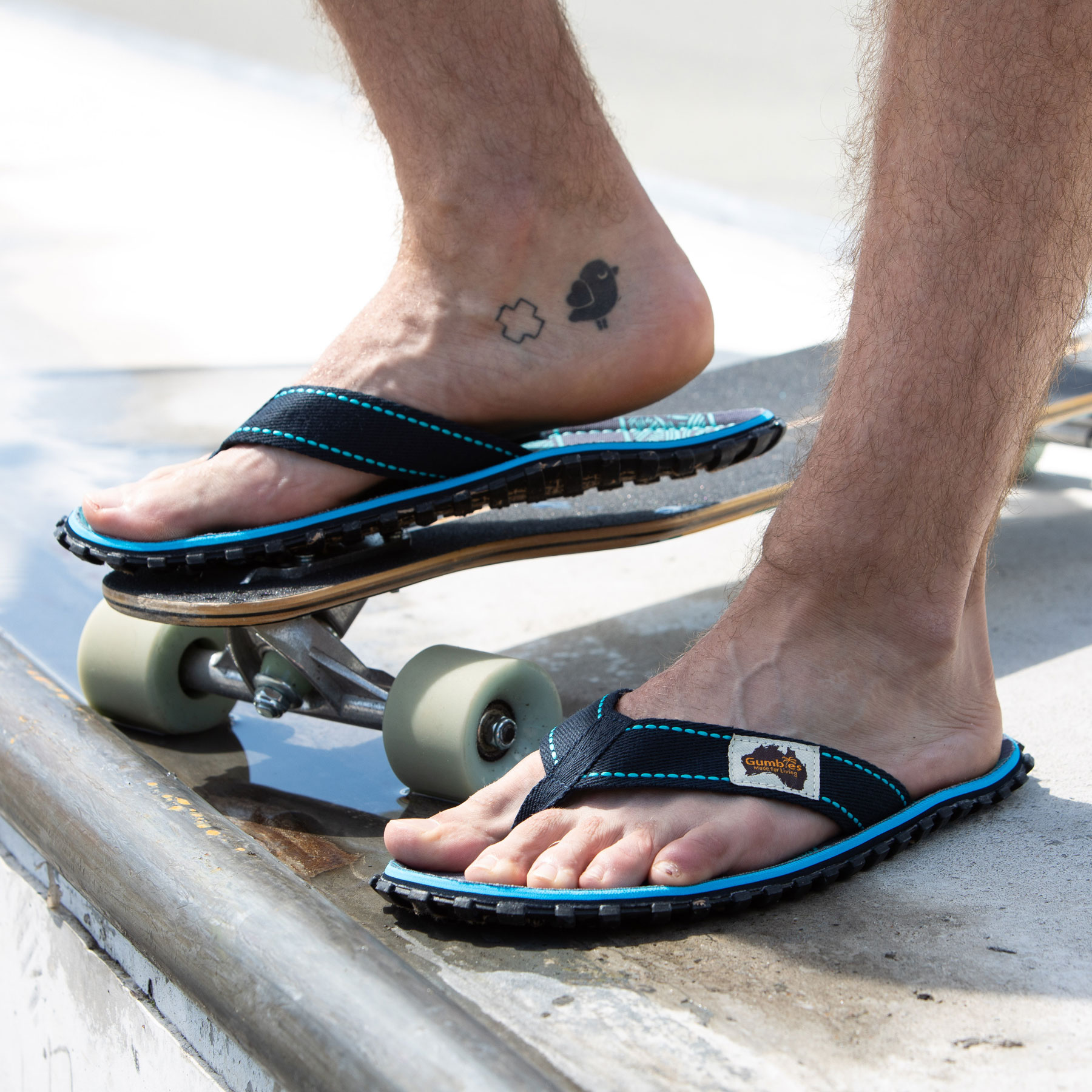 Navy Waves – Original Flip Flops