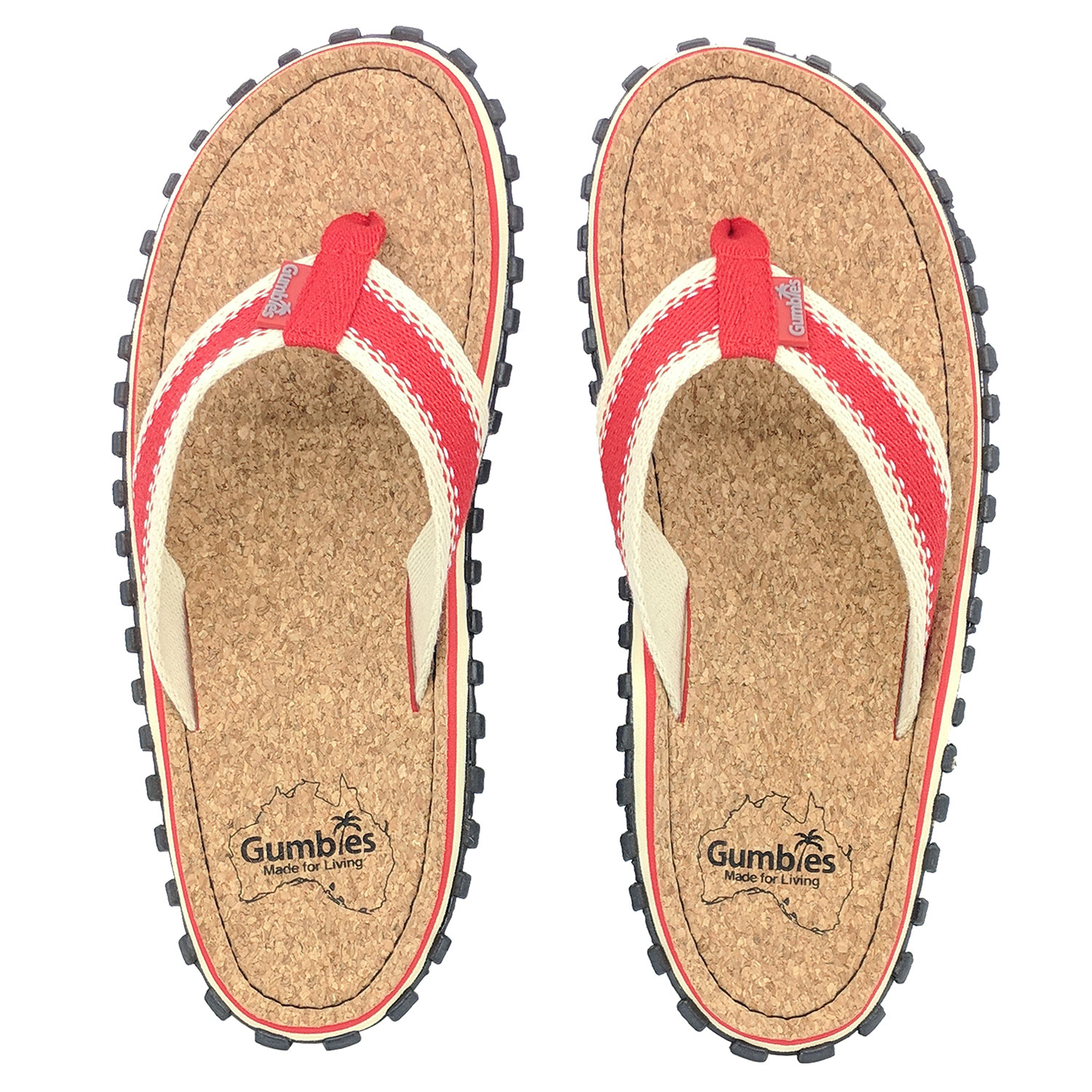 Red – Corker Flip Flops