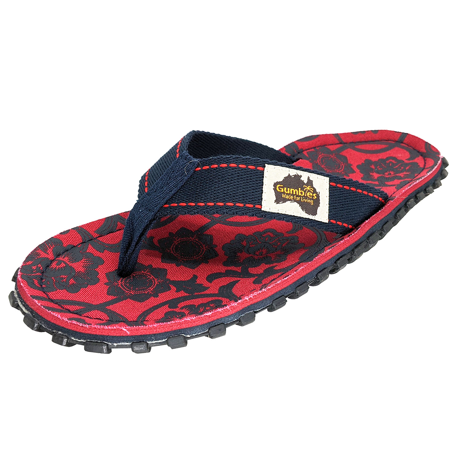 Red & Blue Rose – Original Flip Flops