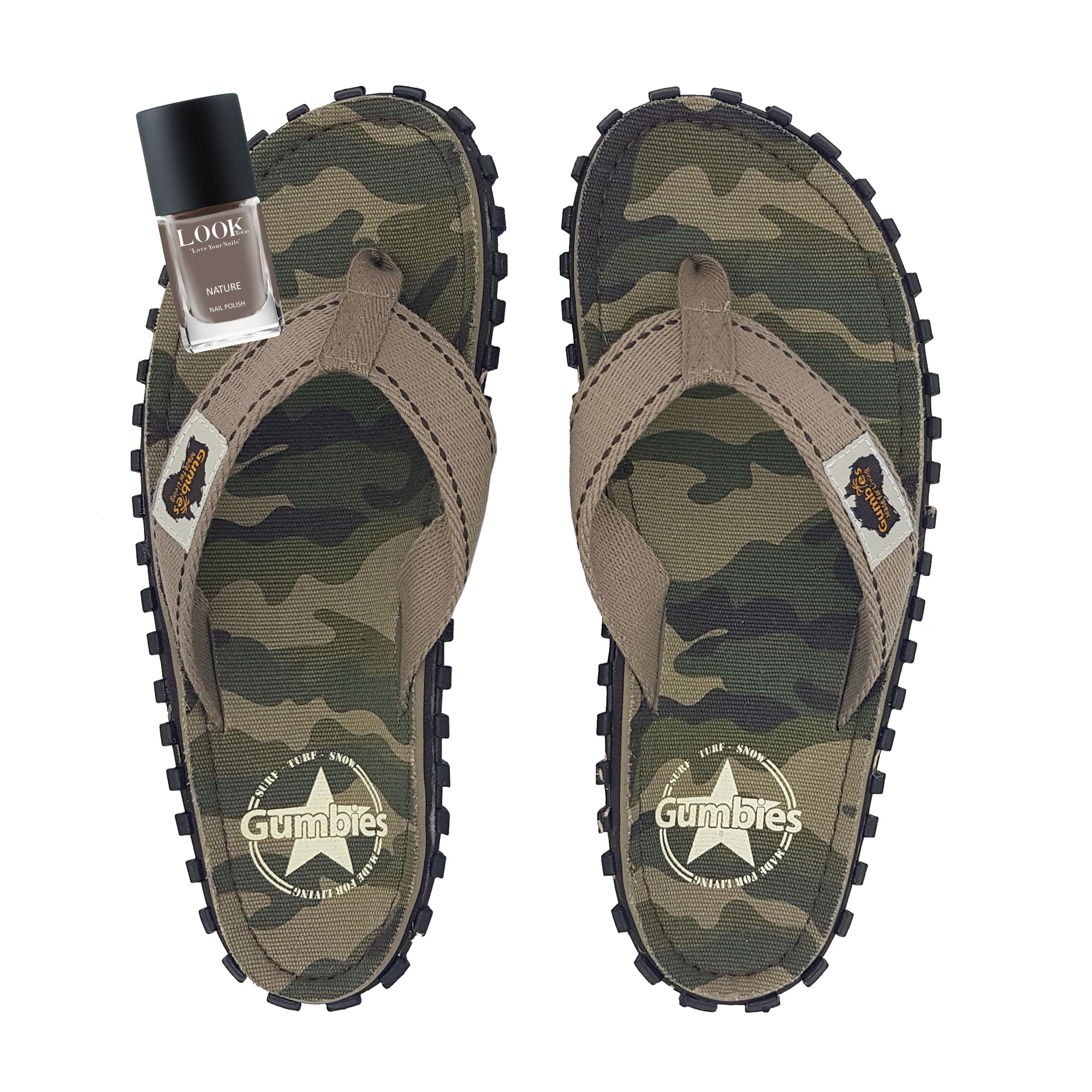 Set Original Flip Flops – Camouflage mit dem Nagellack Nature Set Original Flip Flops – Camouflage mit dem Nagellack Nature