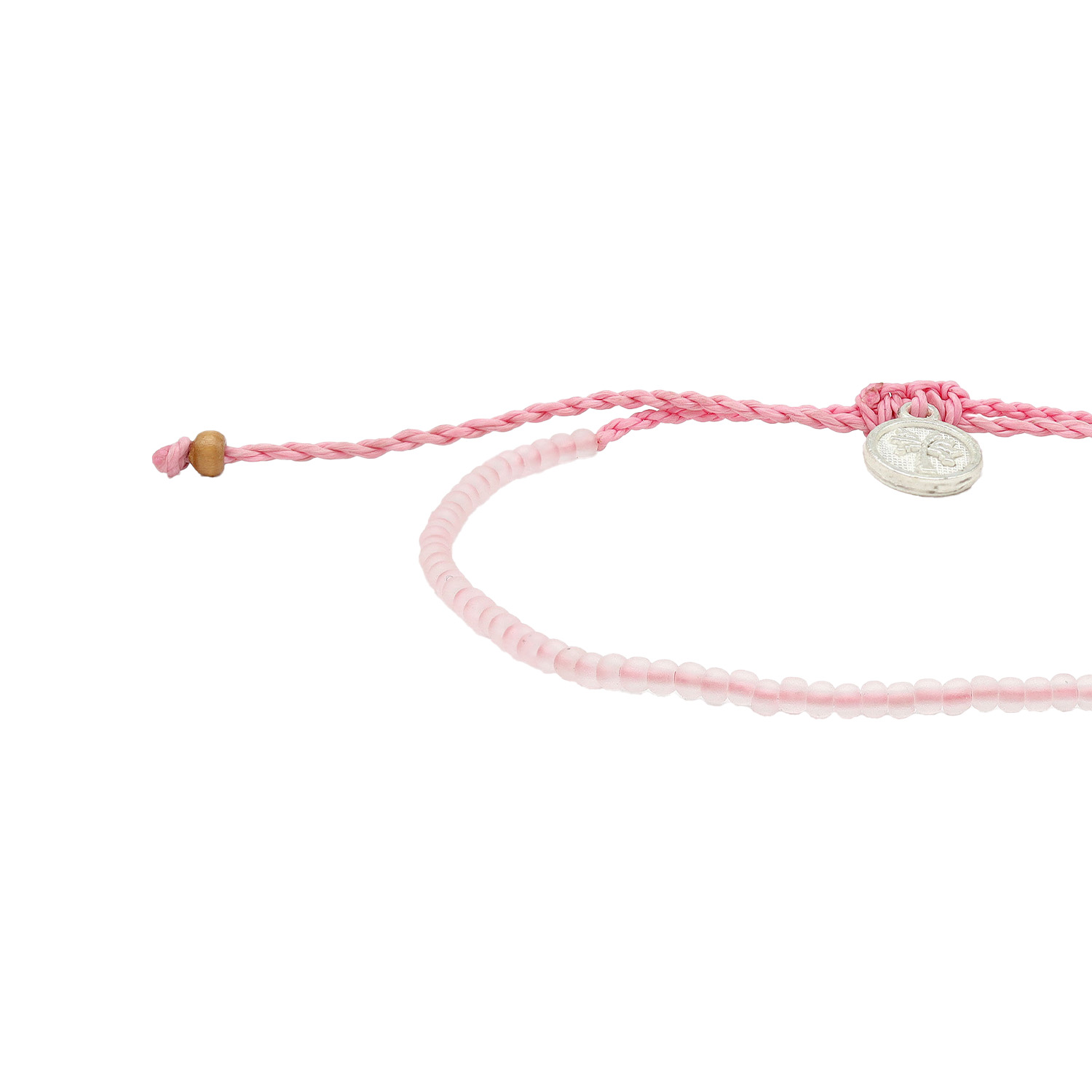 Fußkettchen Frosted Glass – Pink