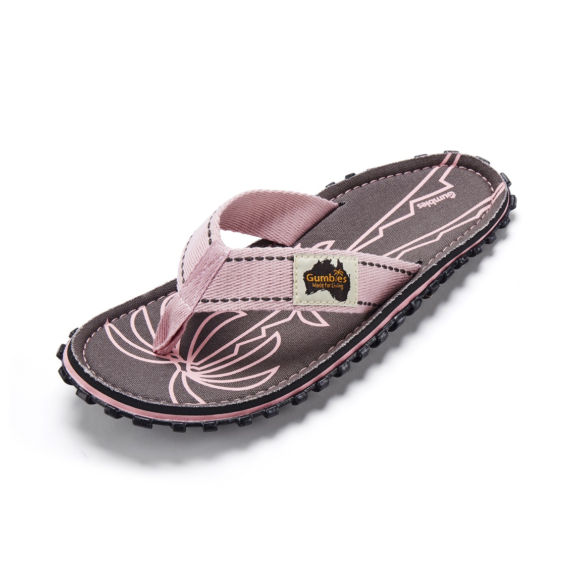Palm Leaf Pink – Original Flip Flops