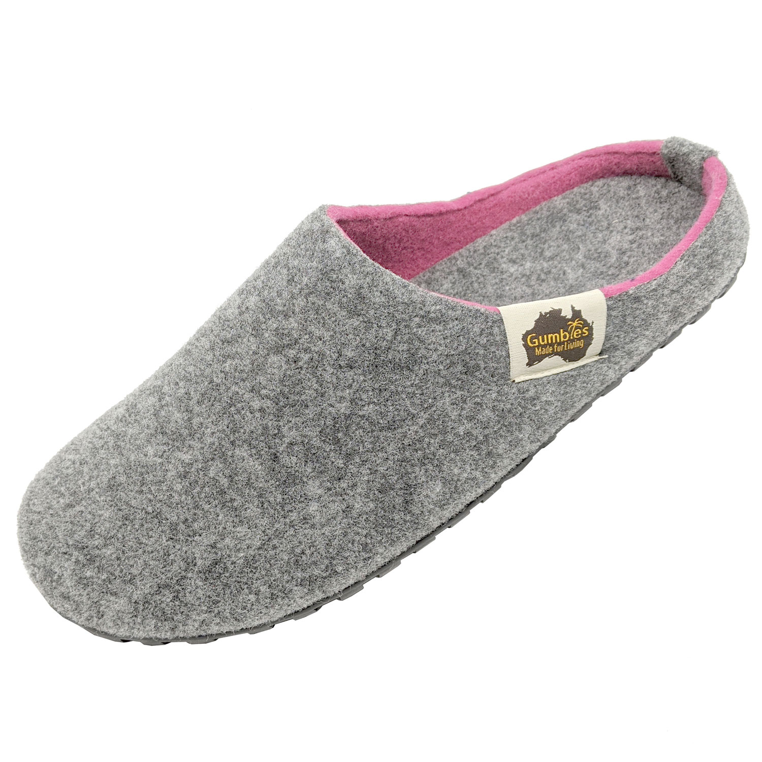 GUMBIES – Outback Slipper, GREY-PINK 