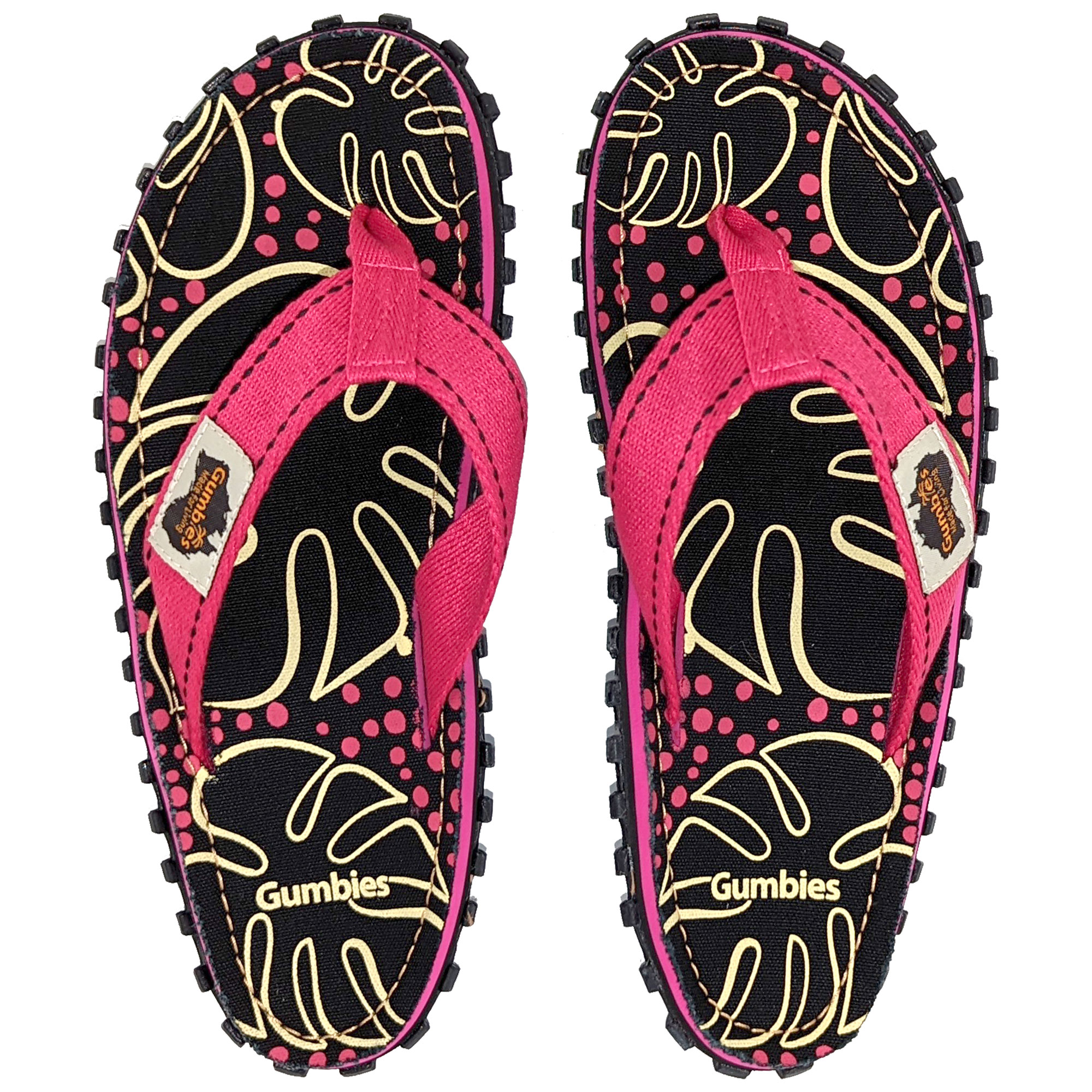 Tropical Black – Original Flip Flops