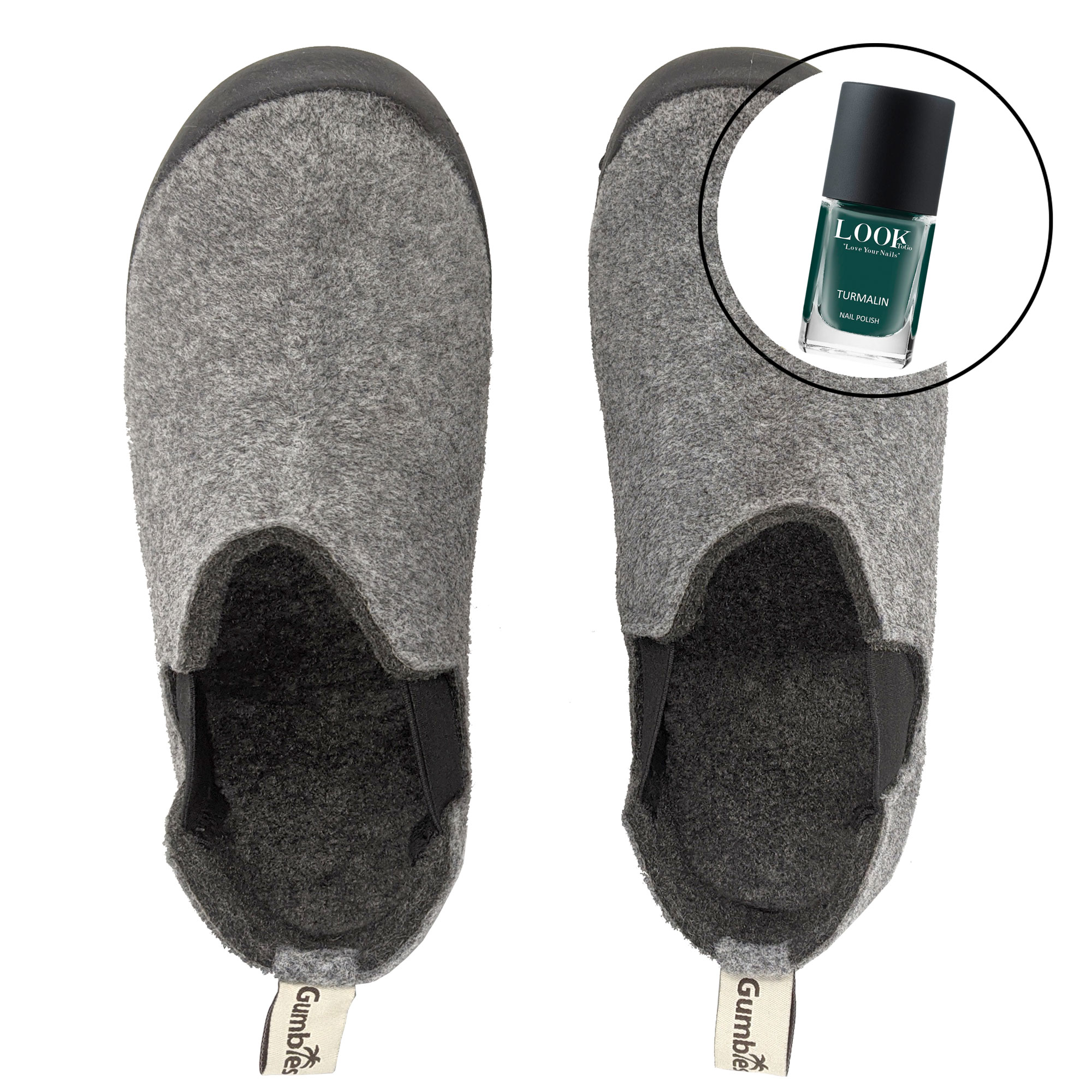 Set Brumby – Grey-Charcoal mit Nagellack Turmalin Set Brumby – Grey-Charcoal mit Nagellack Turmalin