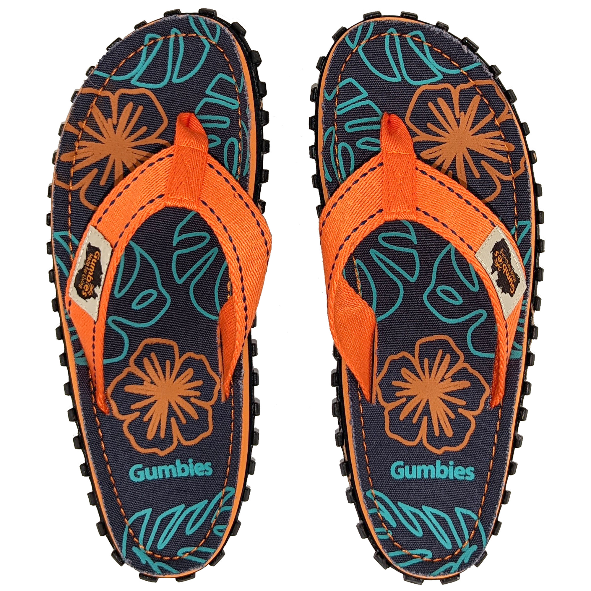 Orange Hibiscus – Original Flip Flops
