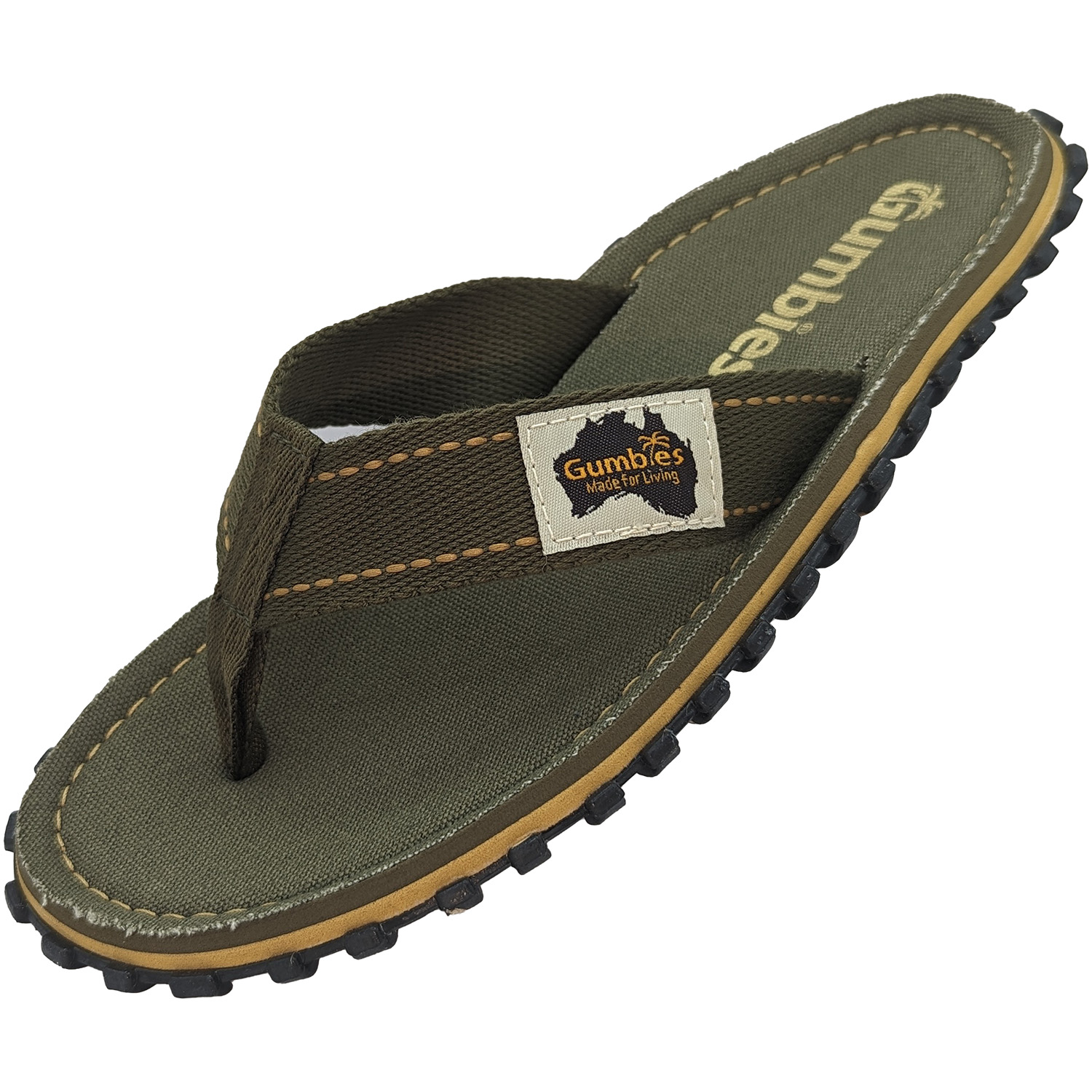 GUMBIES Zehentrenner Classic – Khaki