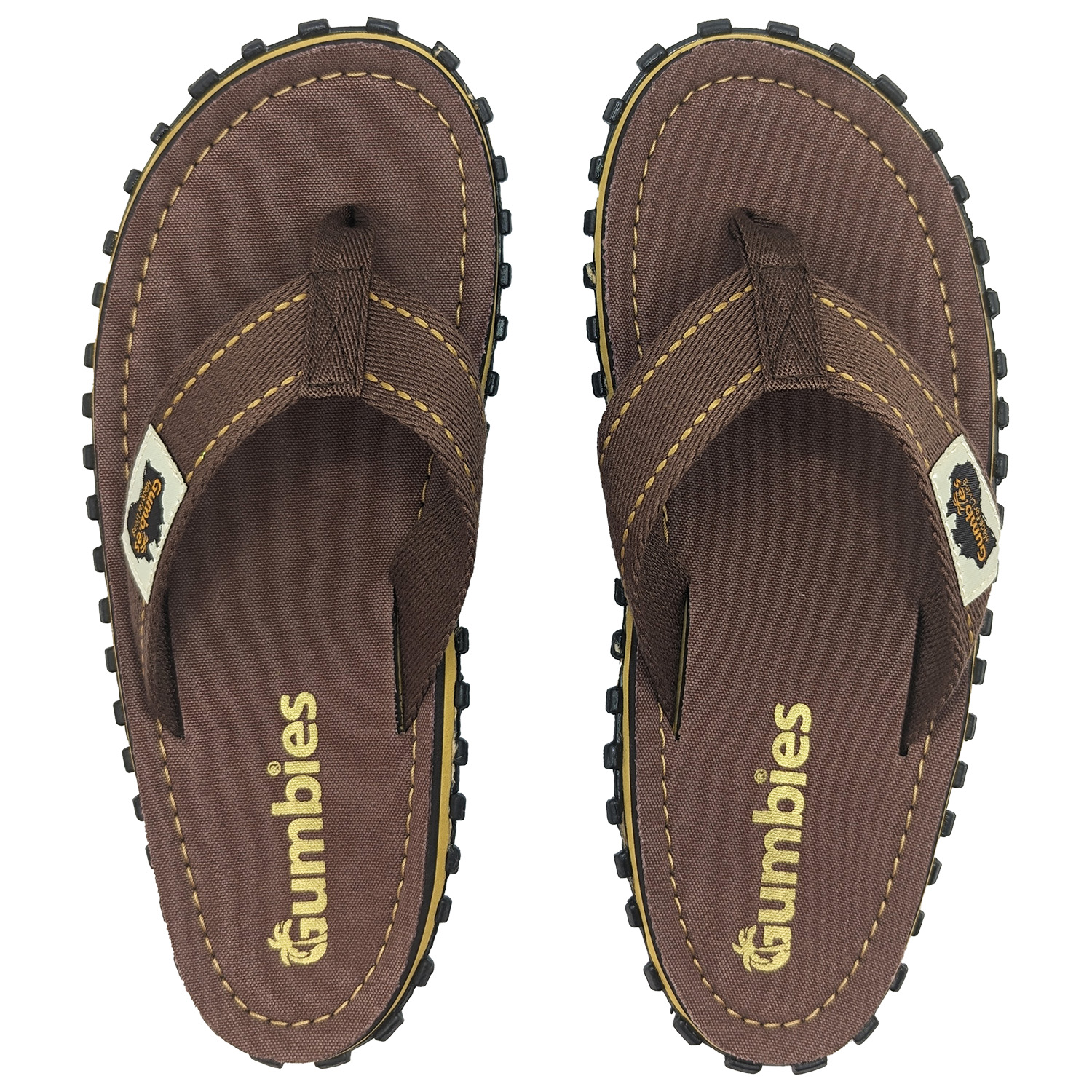 Set Original Flip Flops – Classic Brown mit dem Nagellack Nude