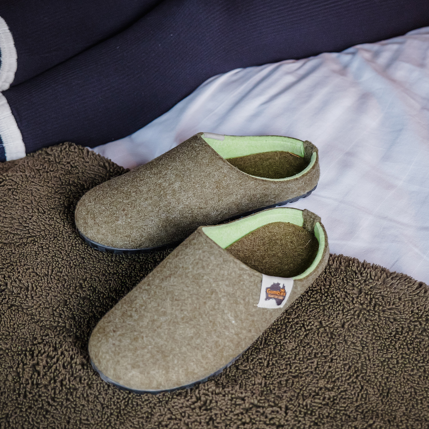 Moss Pistachio – Outback Slipper
