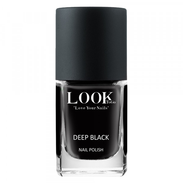 Nagellack "Deep Black" von Look-To-Go